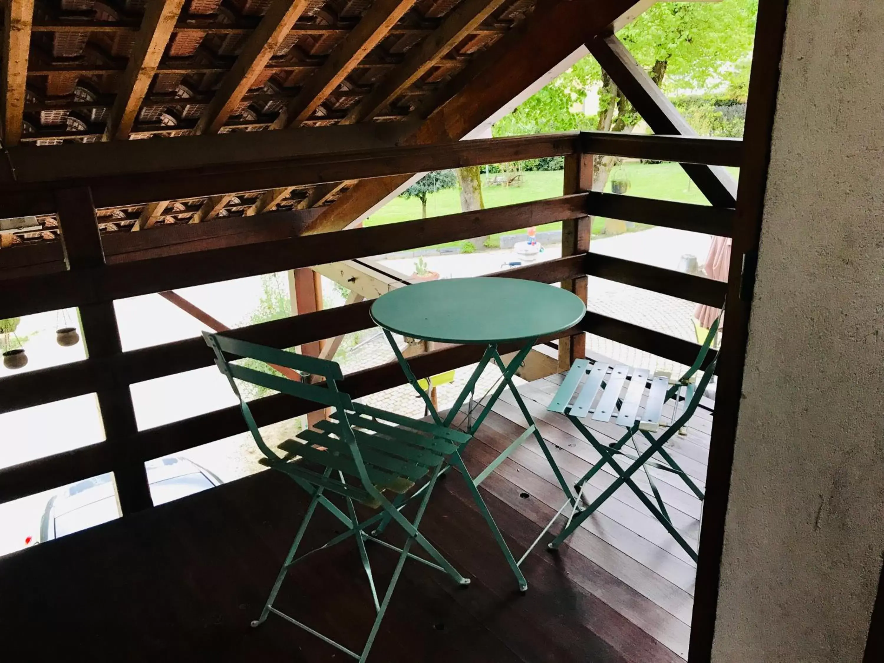 Balcony/Terrace in Chambres à la Campagne