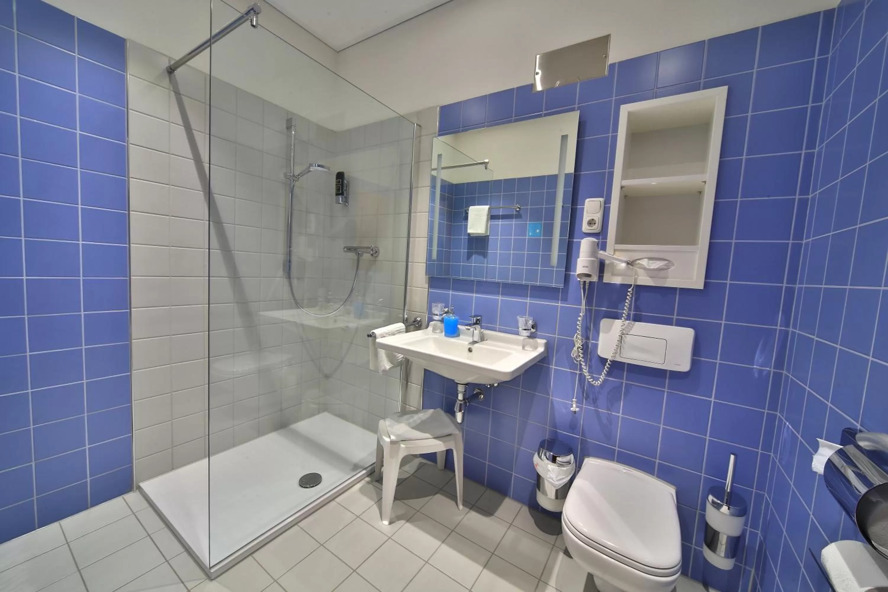 Shower in Hotel Moritz an der Elbe