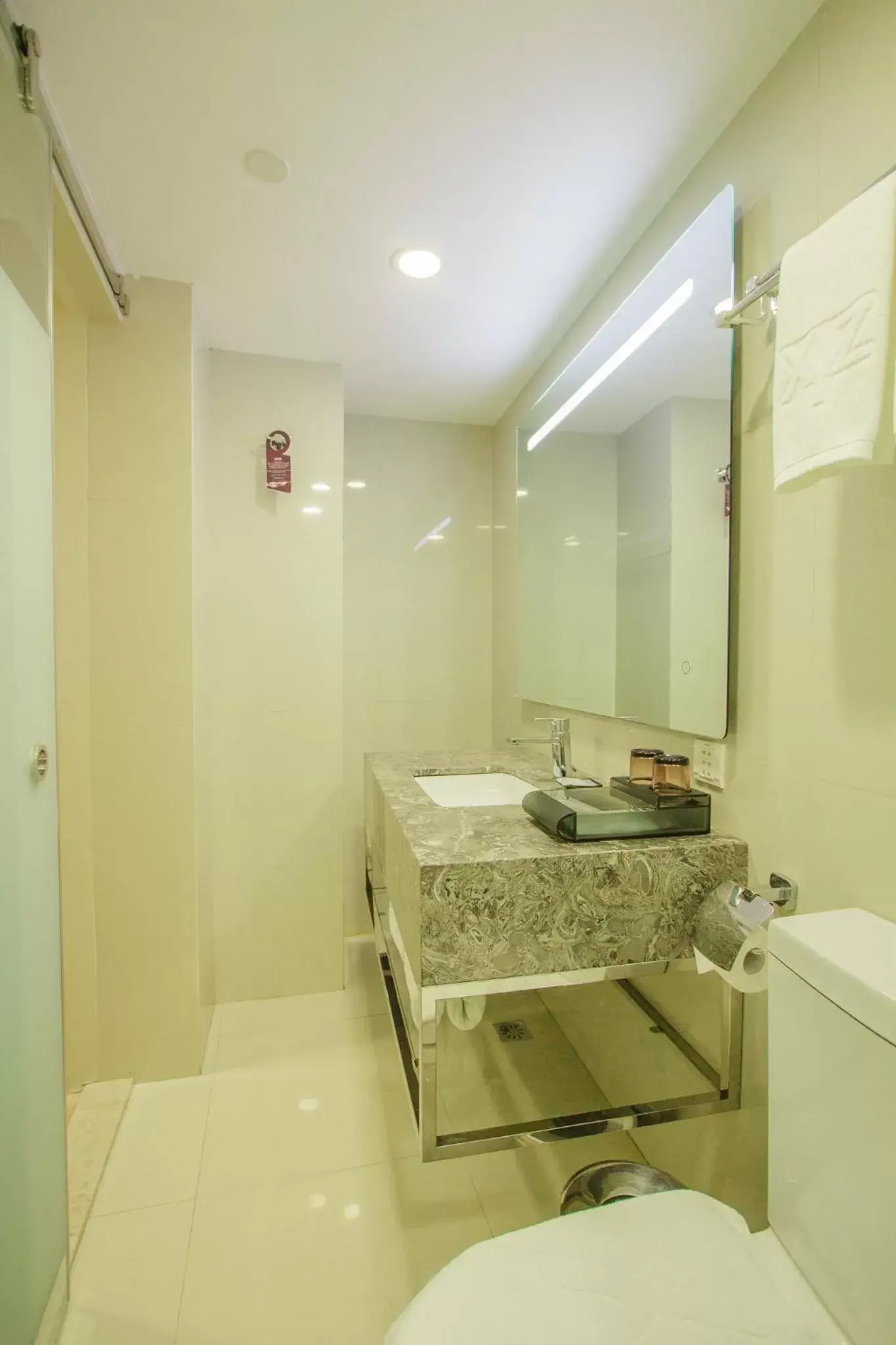 Bathroom in Hotel XYZ Bathroom in Hotel XYZ