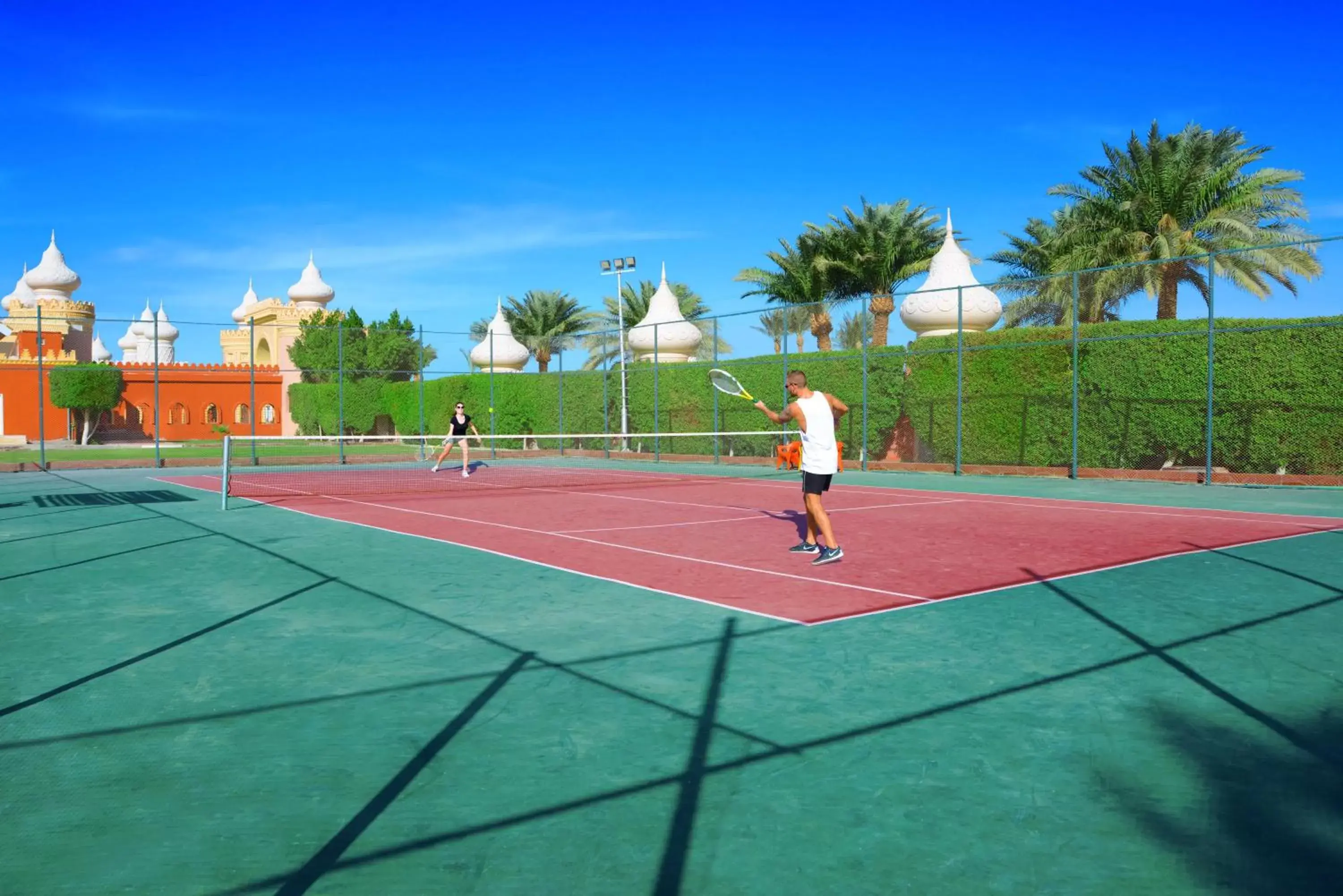 Tennis court, Tennis/Squash in Pickalbatros Alf Leila Wa Leila Resort - Neverland Hurghada
