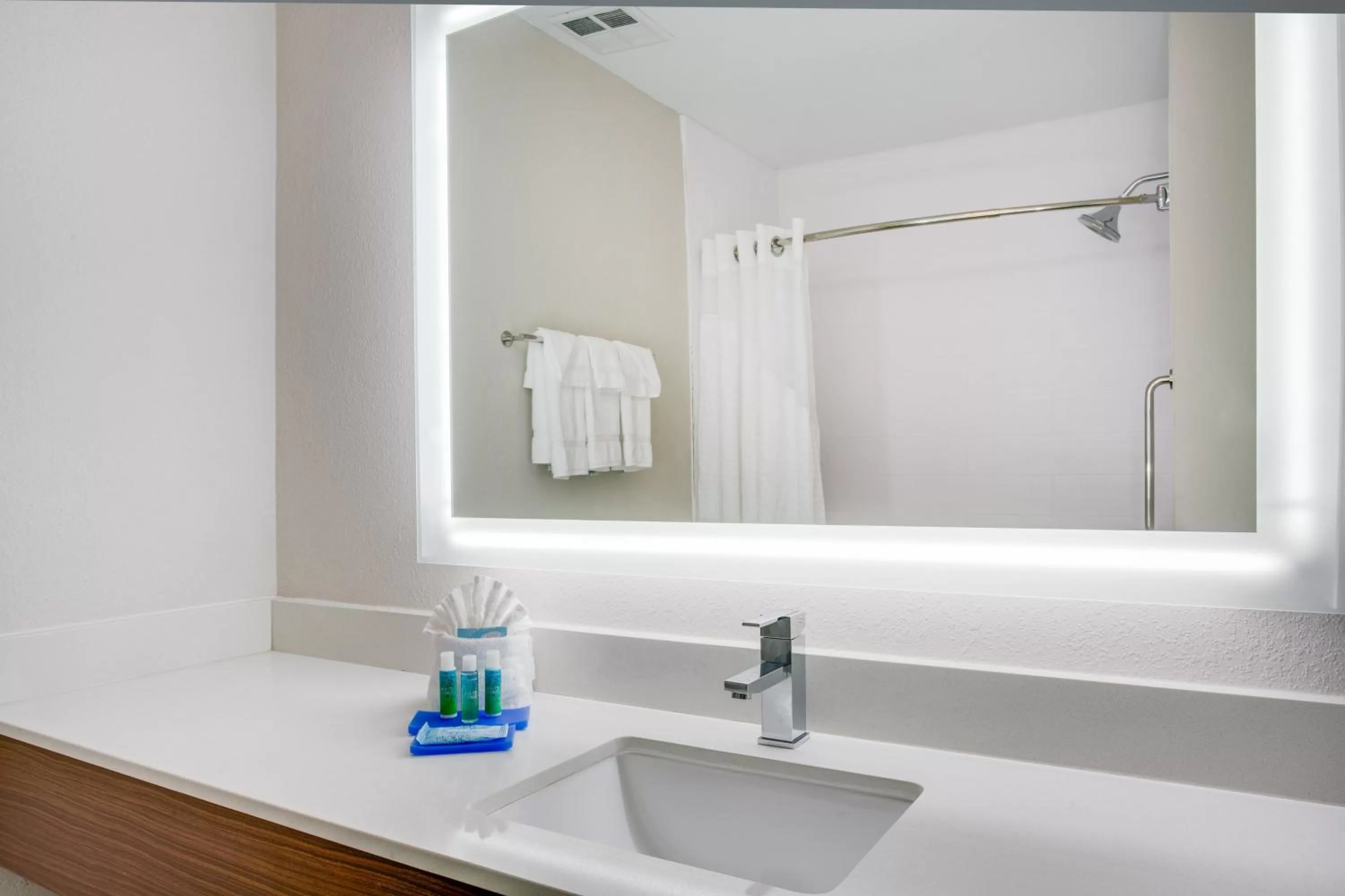 Bathroom in Holiday Inn Express & Suites. by IHG