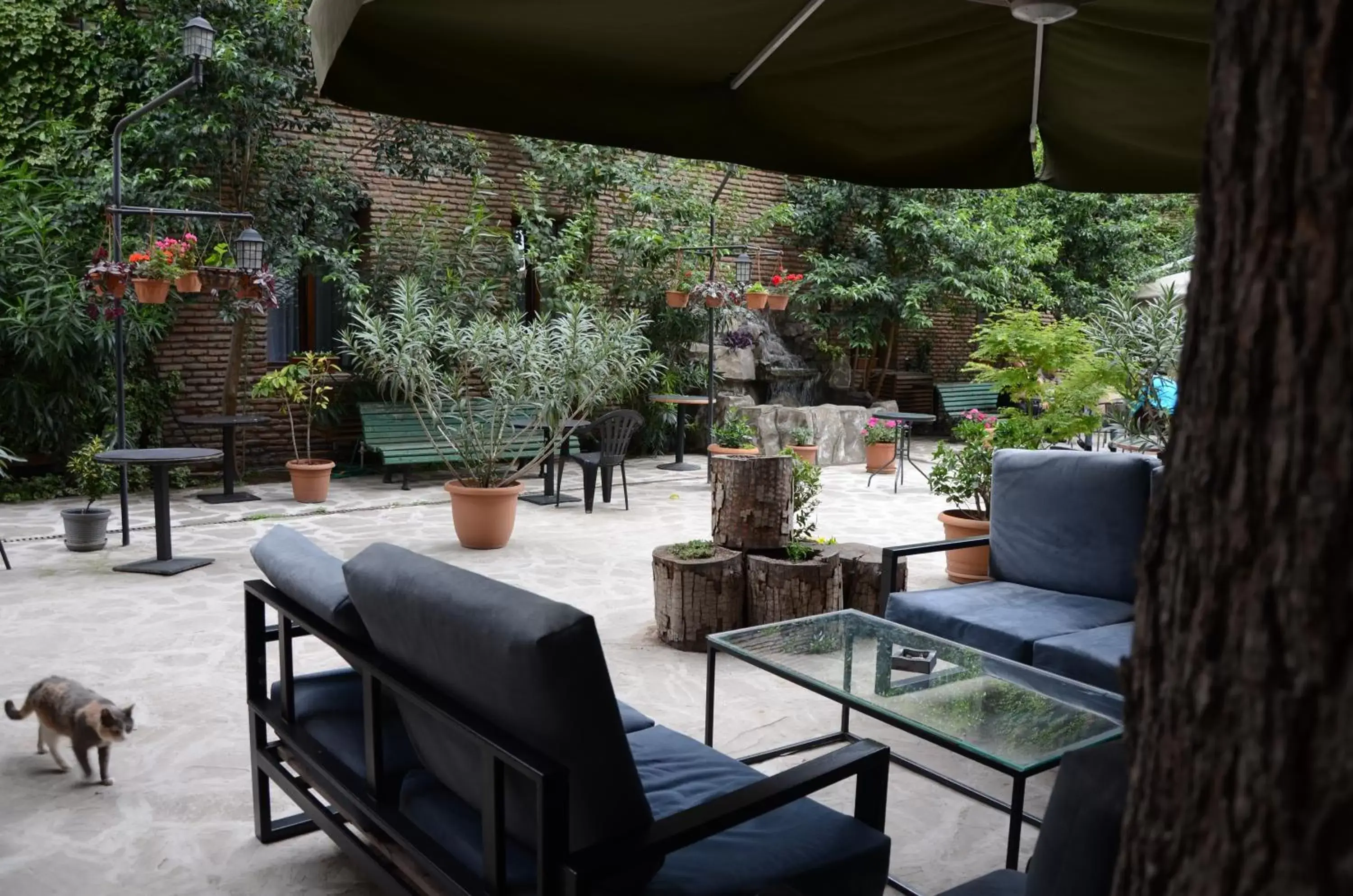 Inner courtyard view in Tiflis Hotel Inner courtyard view in Tiflis Hotel