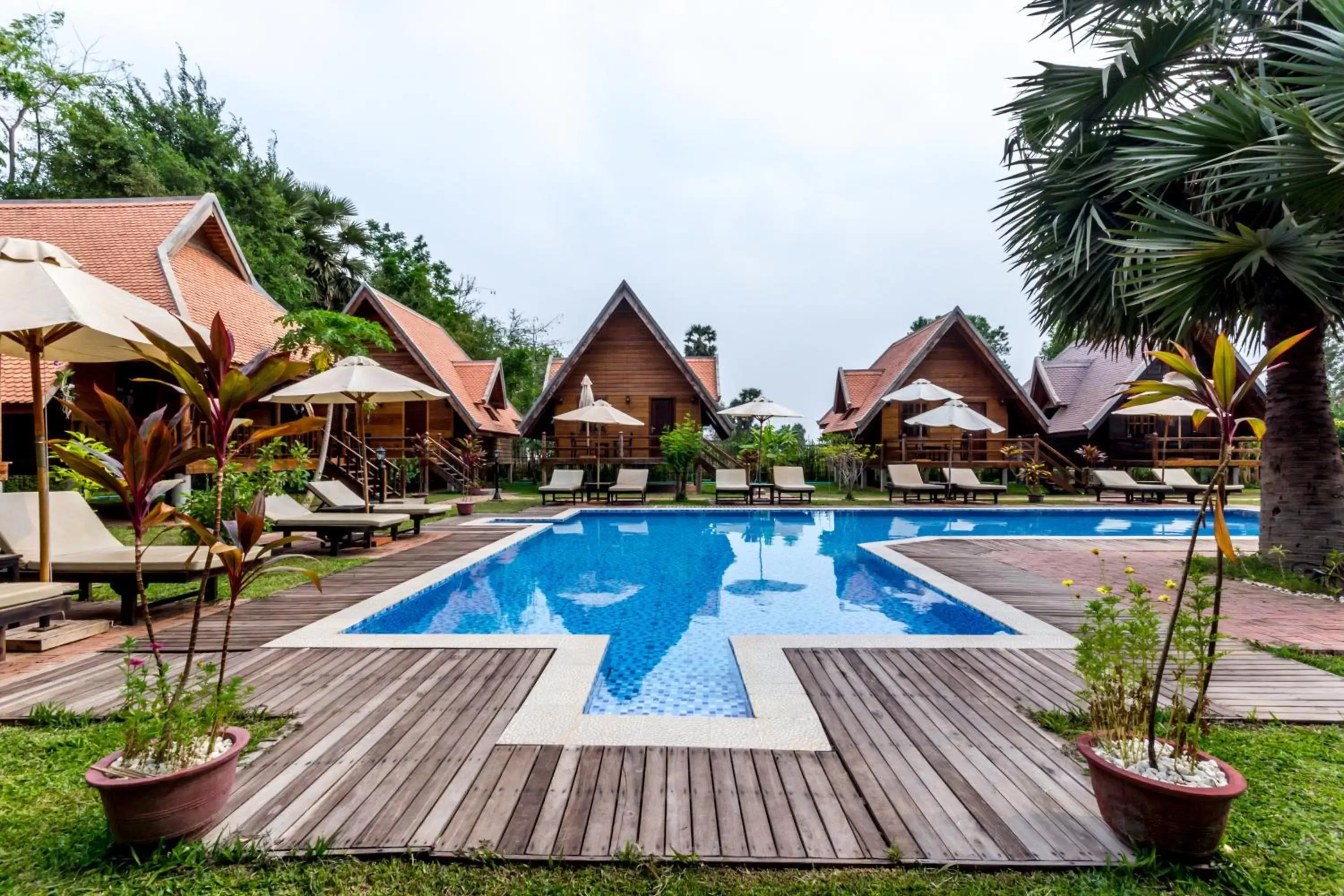 , Swimming Pool in Angkor Heart Bungalow