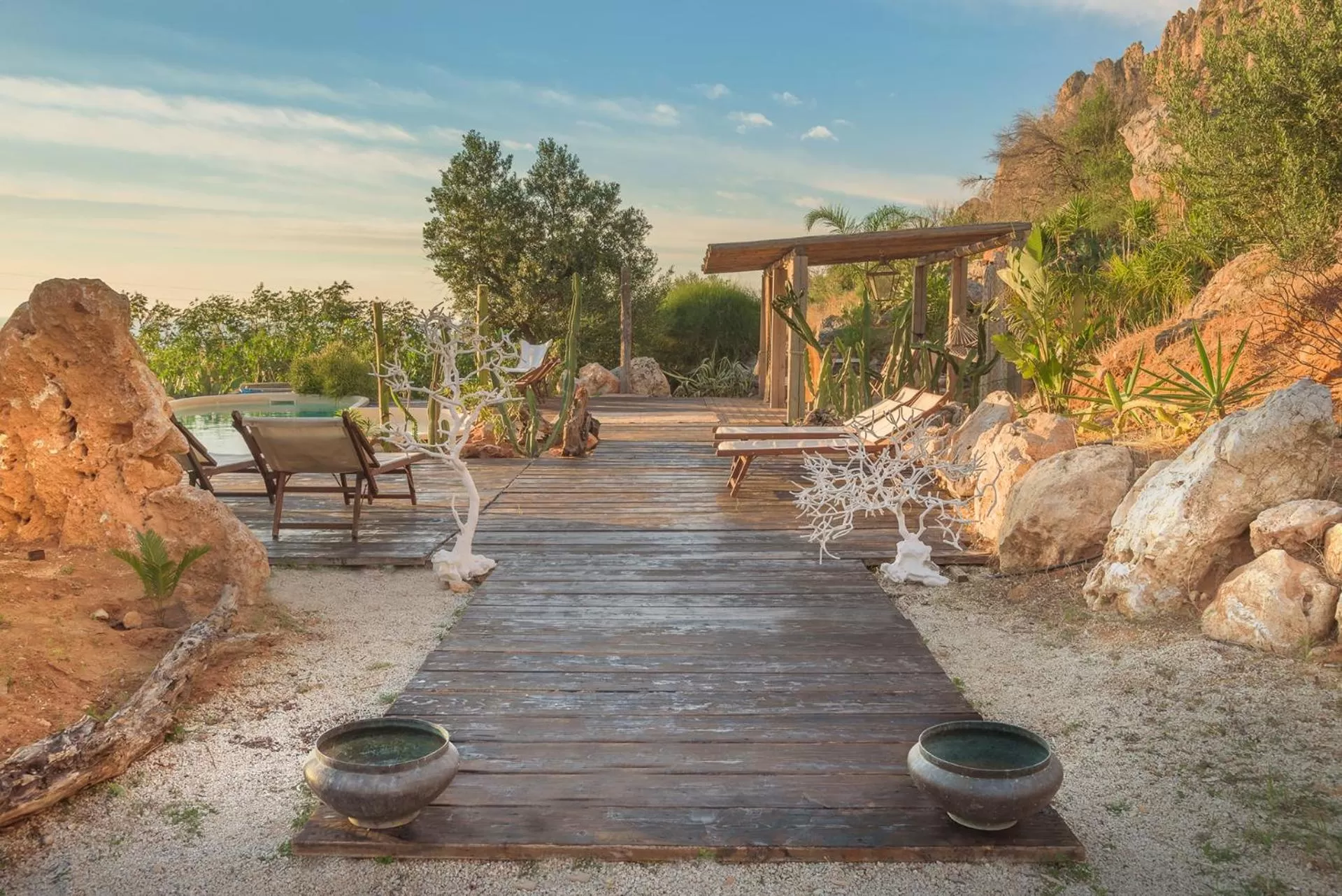 Pool view in Naturarte Guesthouse