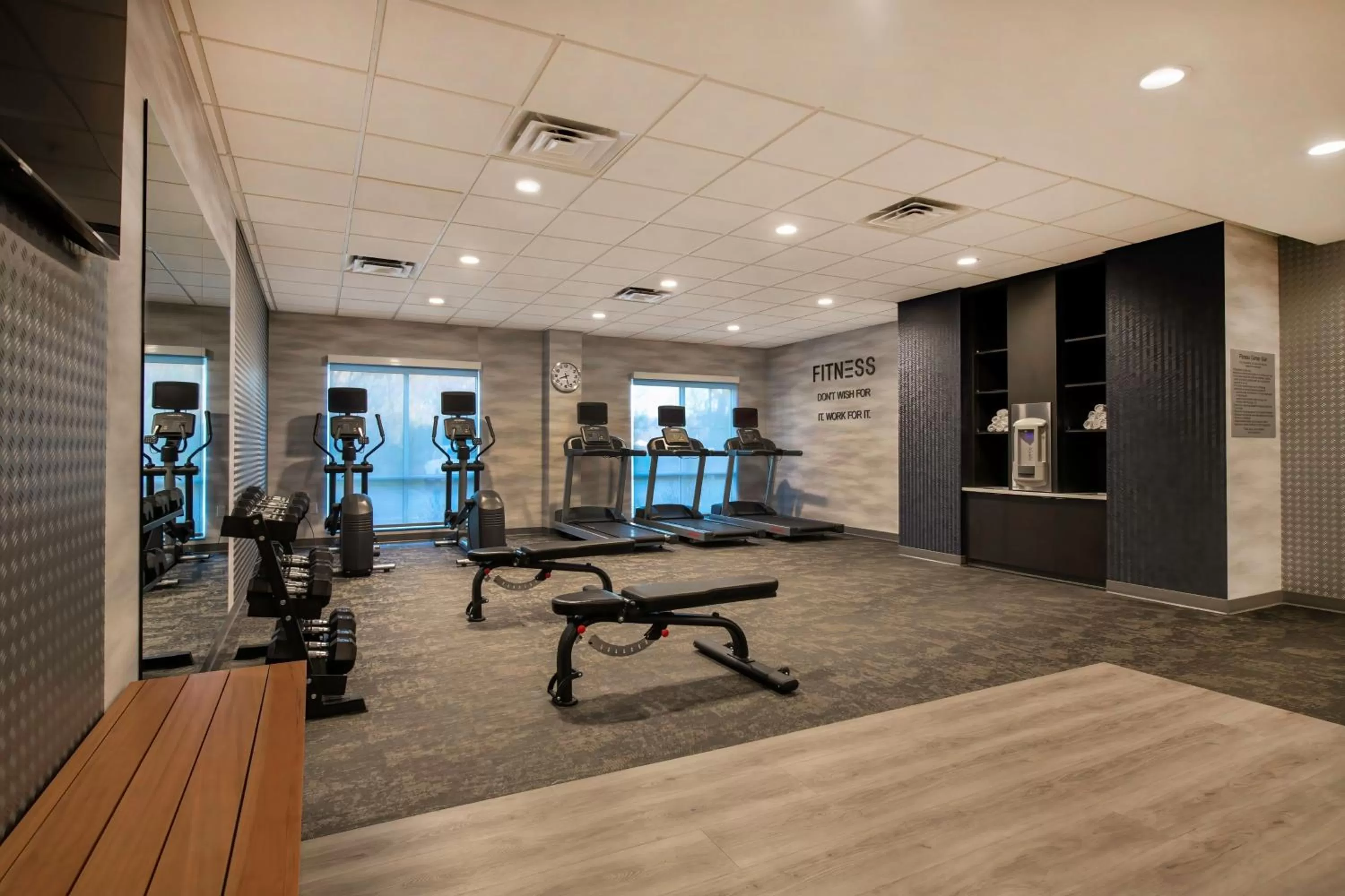 Fitness centre/facilities in Fairfield Inn & Suites by Marriott Cortland