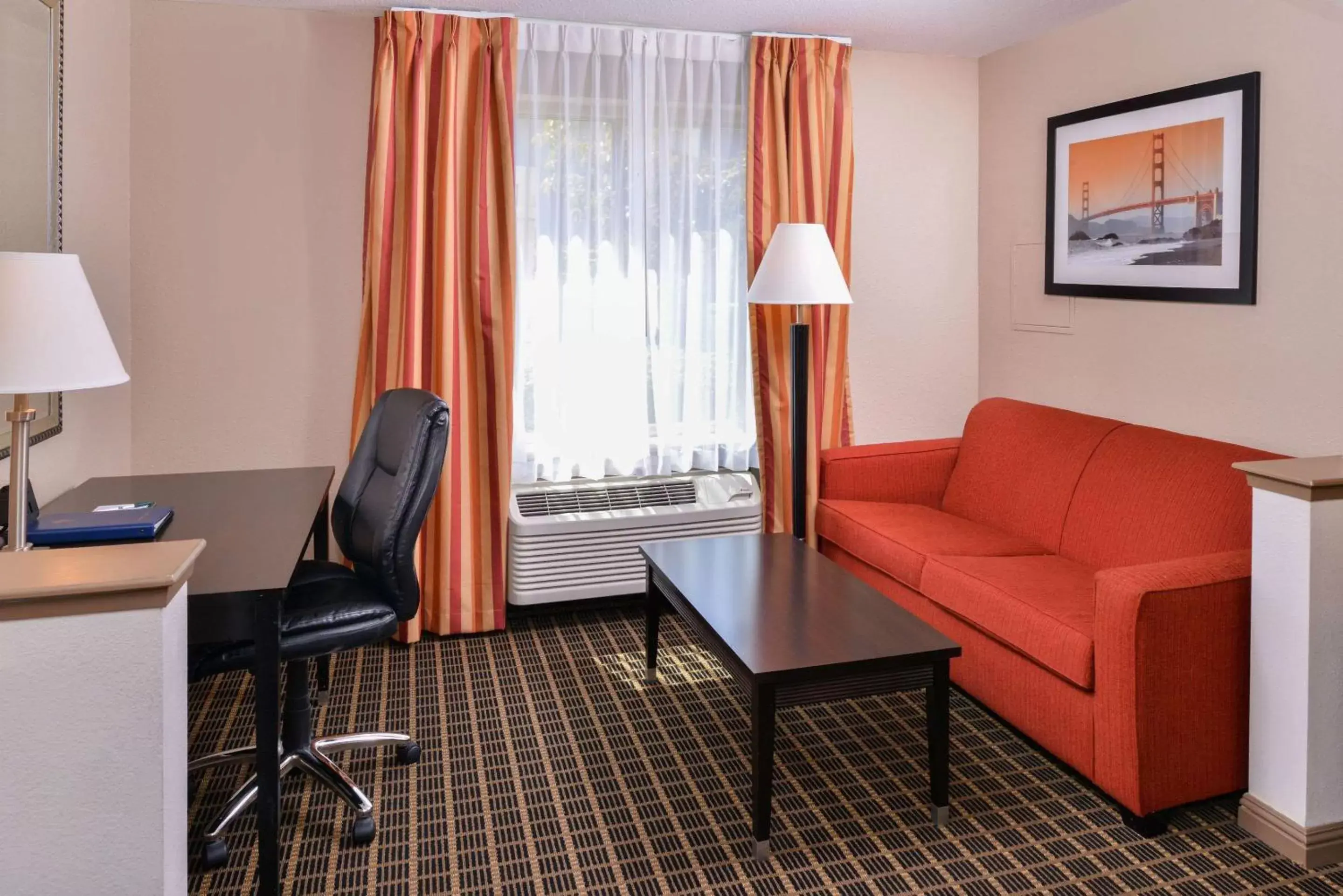 Photo of the whole room, Seating Area in Hotel Nova SFO By FairBridge