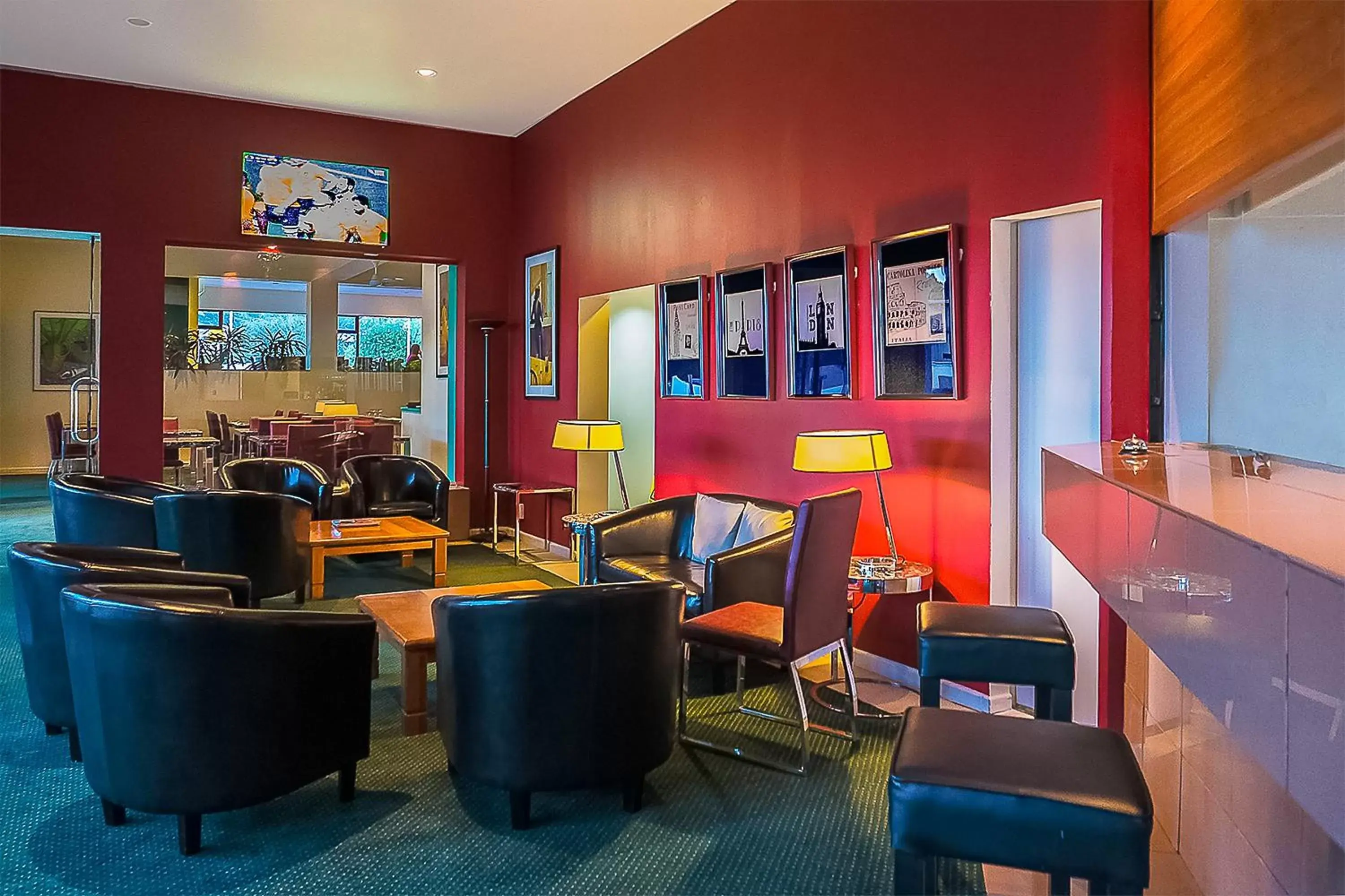 Seating area in Paihia Pacific Resort Hotel