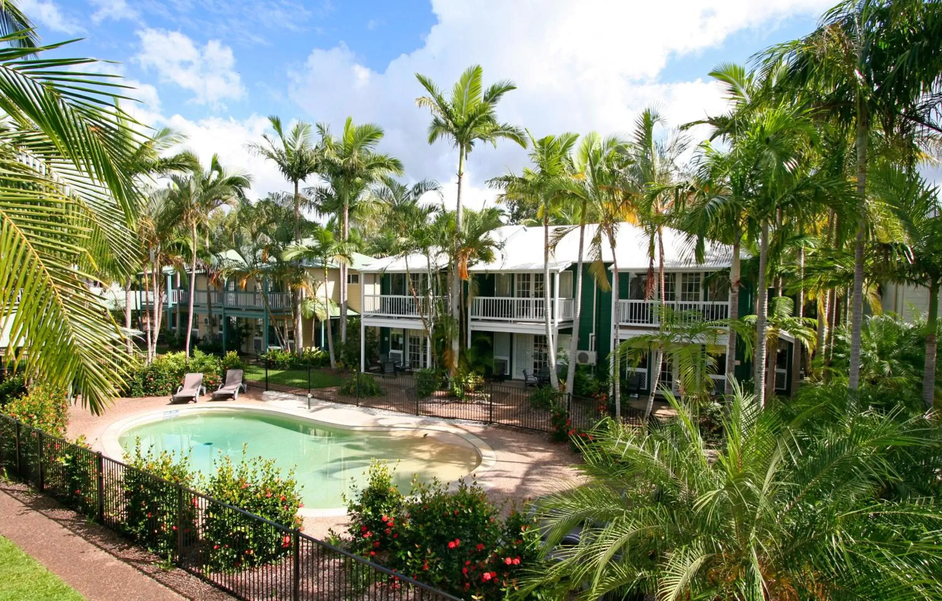 Property building, Swimming Pool in Coral Beach Noosa Resort