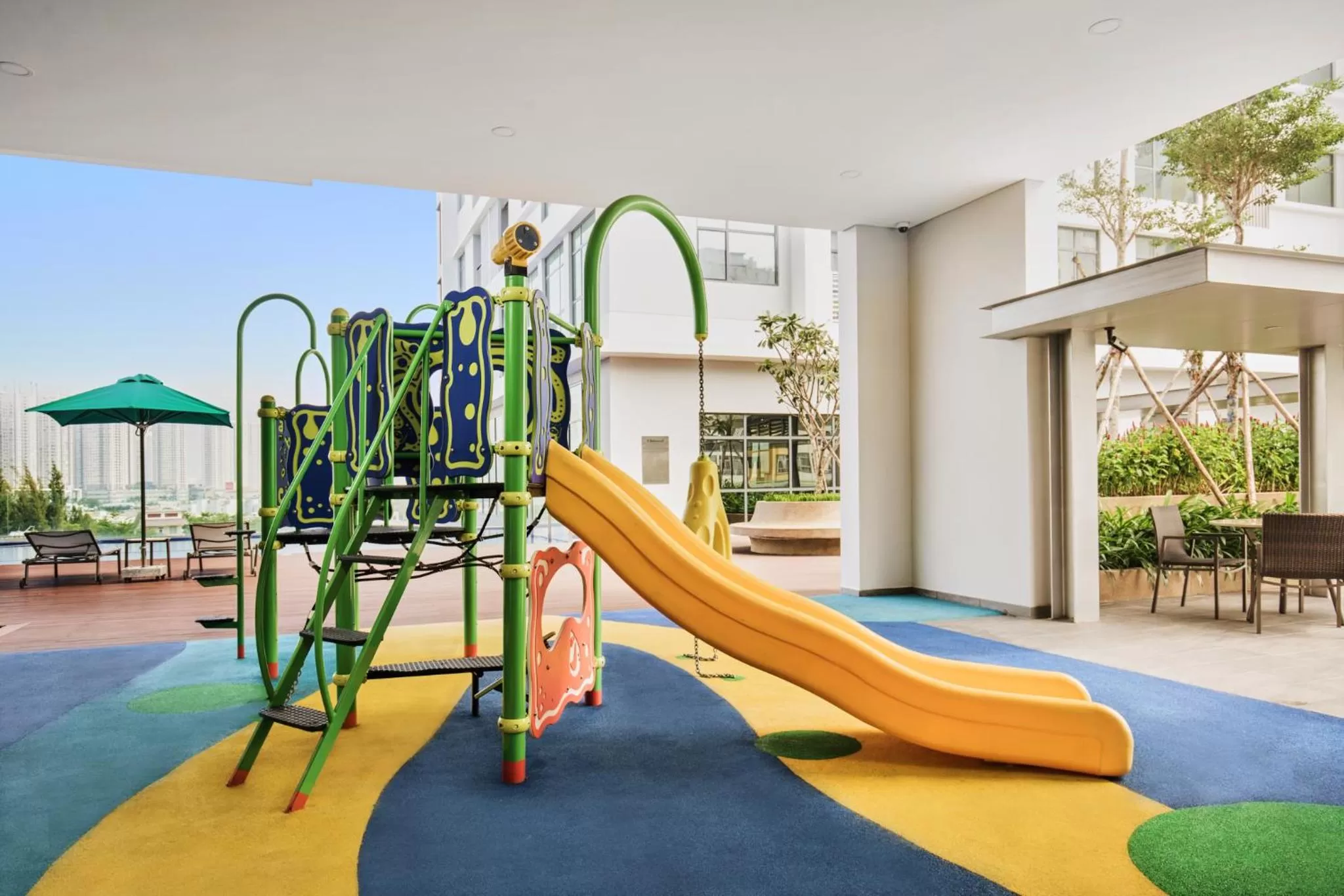 Children play ground in Oakwood Residence Saigon