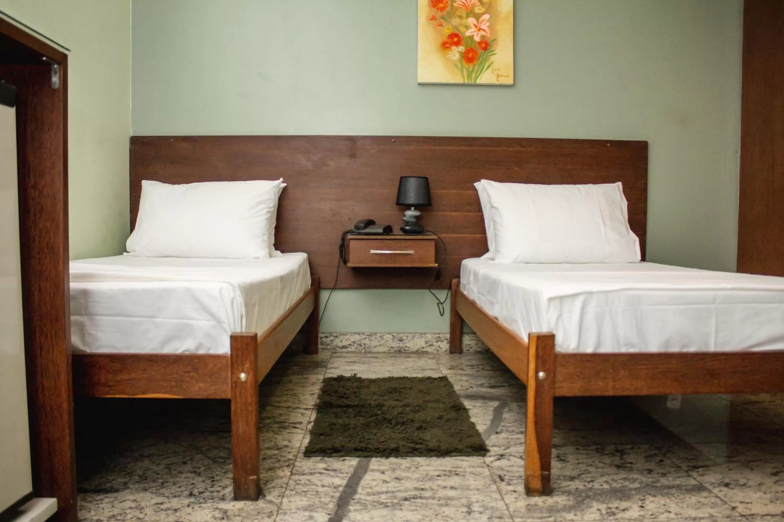 Bed in Riviera Palace Hotel