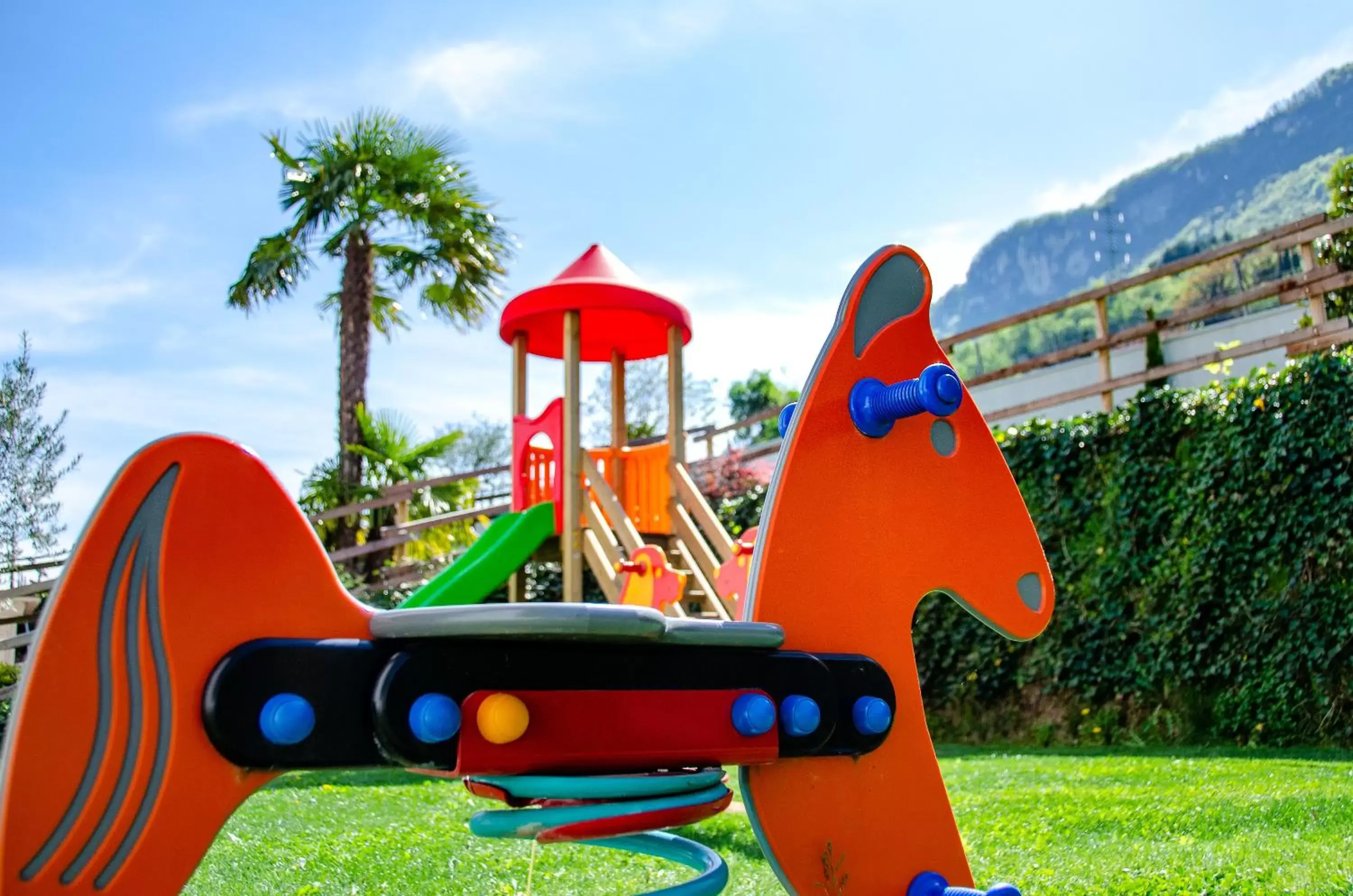 Children play ground, Children's Play Area in Residence Garni Hotel Vineus