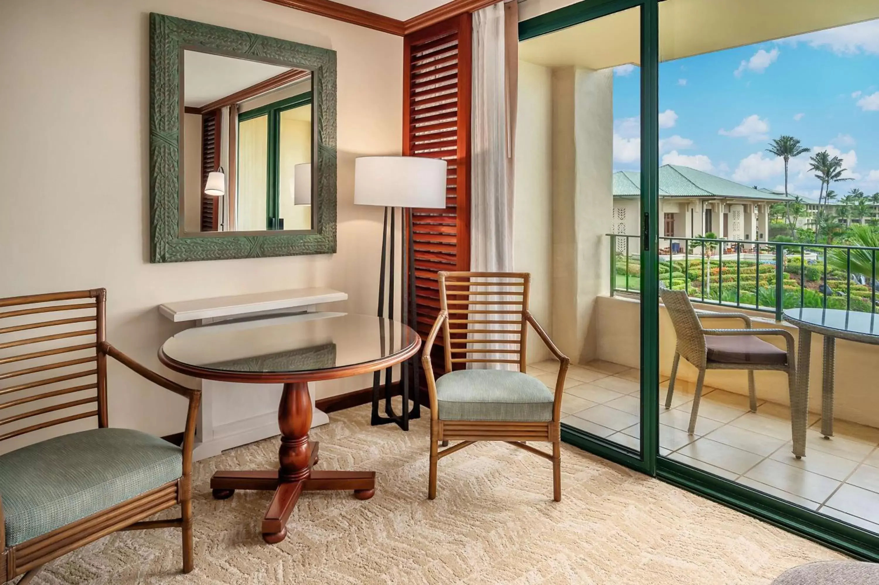 View (from property/room), Seating Area in Grand Hyatt Kauai Resort & Spa