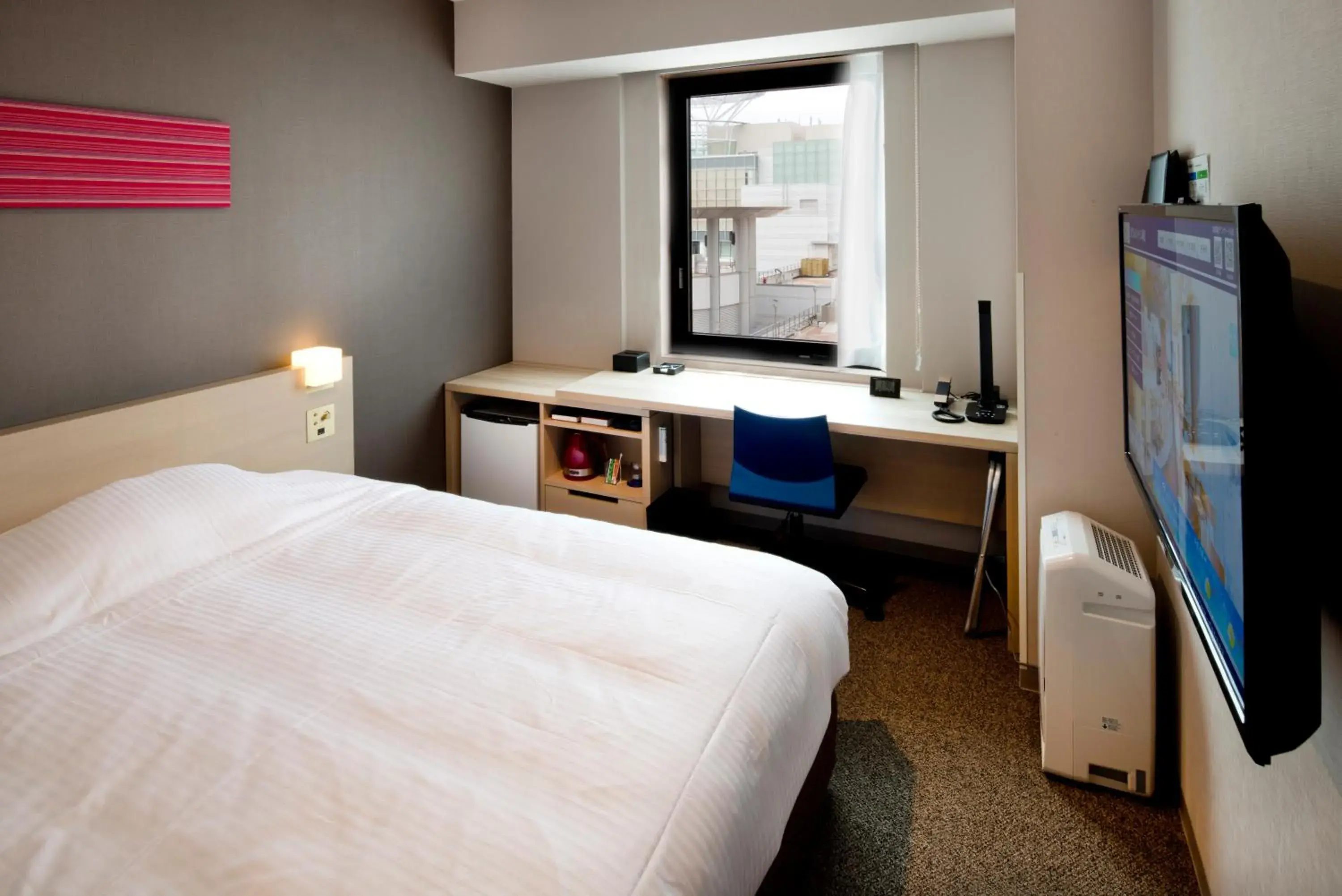 View (from property/room), Bed in JR Clement Inn Takamatsu View (from property/room), Bed in JR Clement Inn Takamatsu