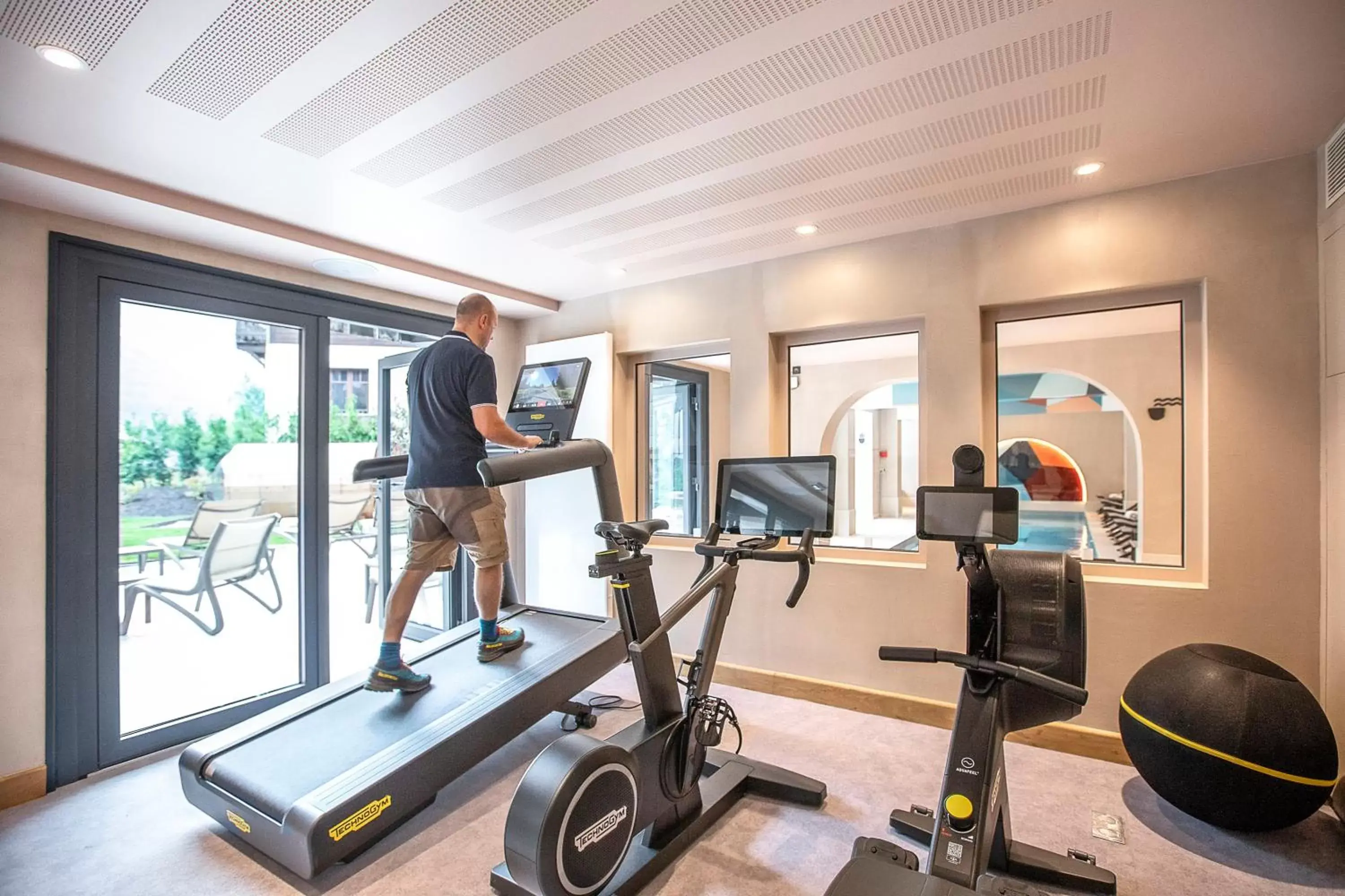 Fitness centre/facilities, Fitness Center/Facilities in Chalet Hôtel Le Prieuré & Spa