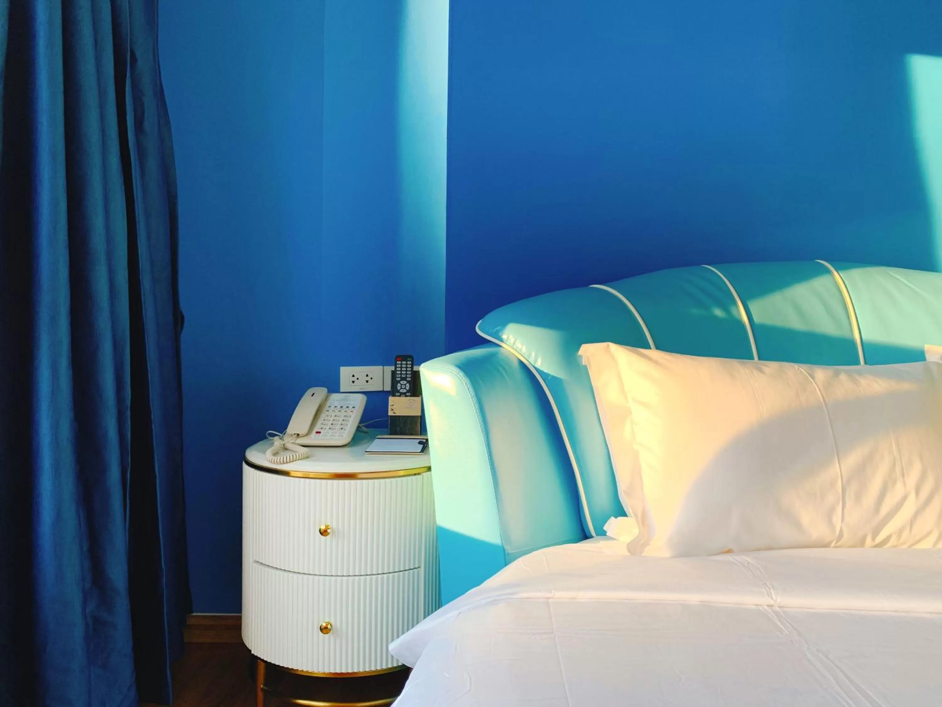 Bed in Sapphire Hotel Silom Bangkok