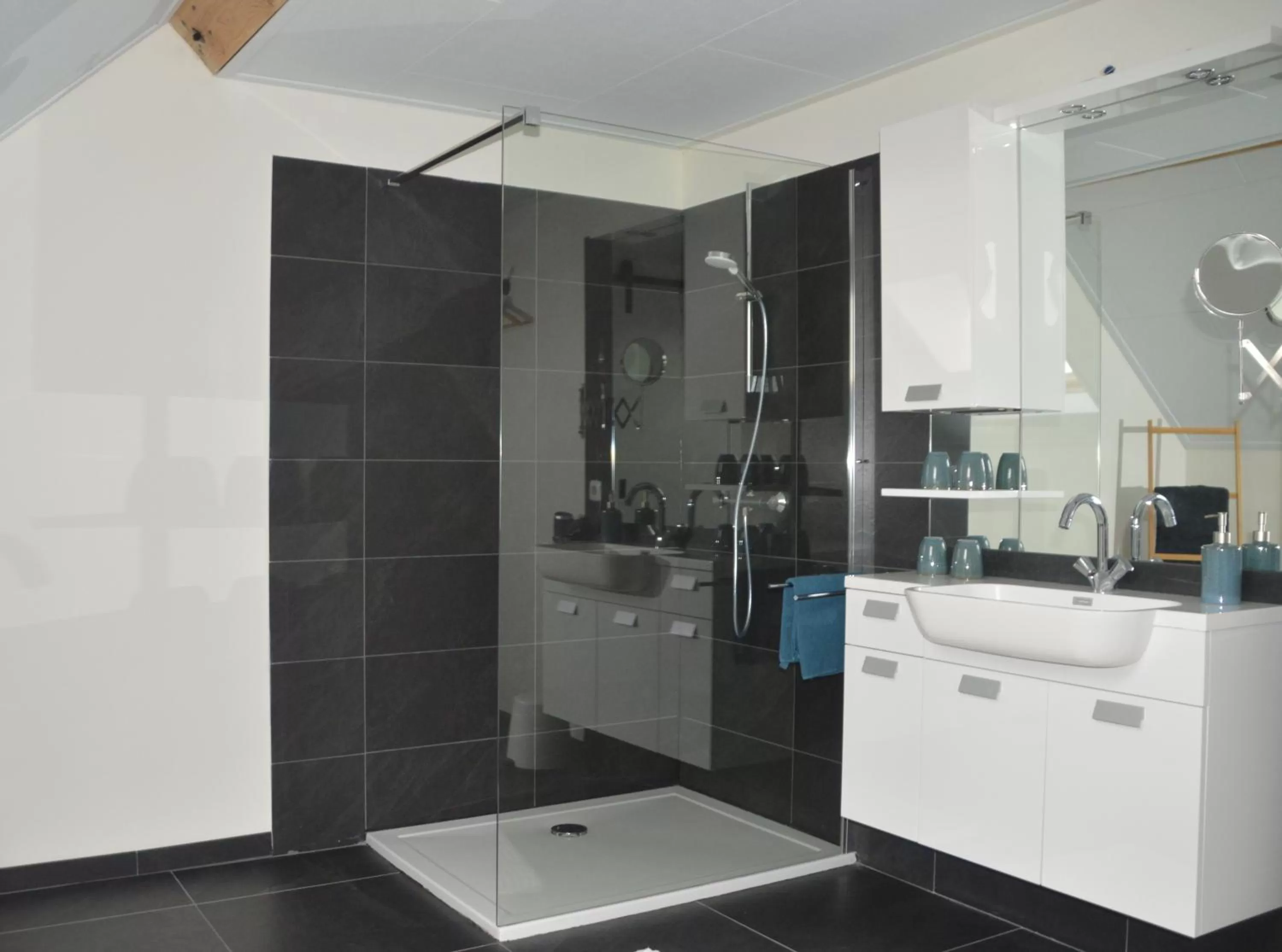 Shower in B&B de Pottenbakkershoeve