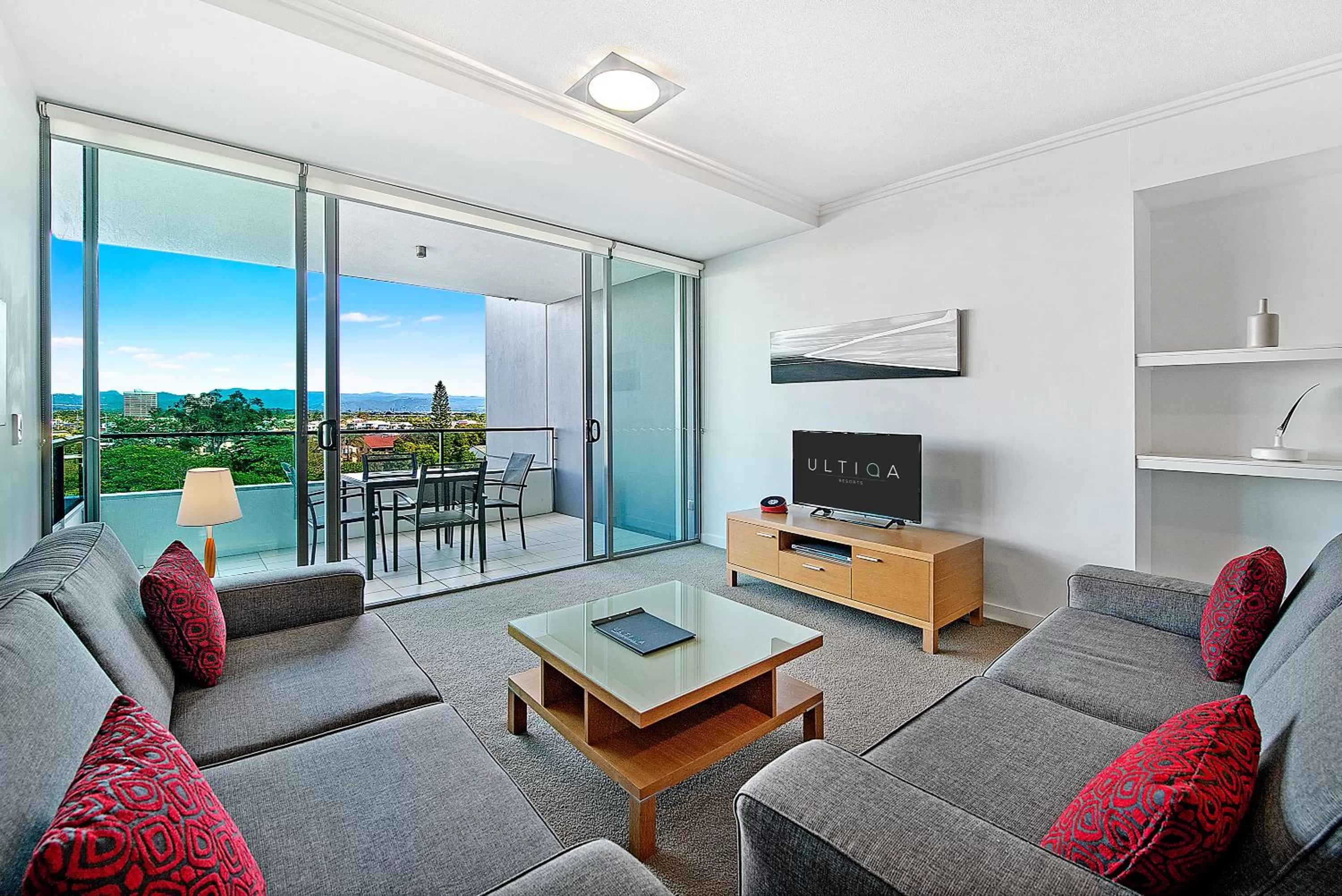 Living room in ULTIQA Freshwater Point Resort Broadbeach