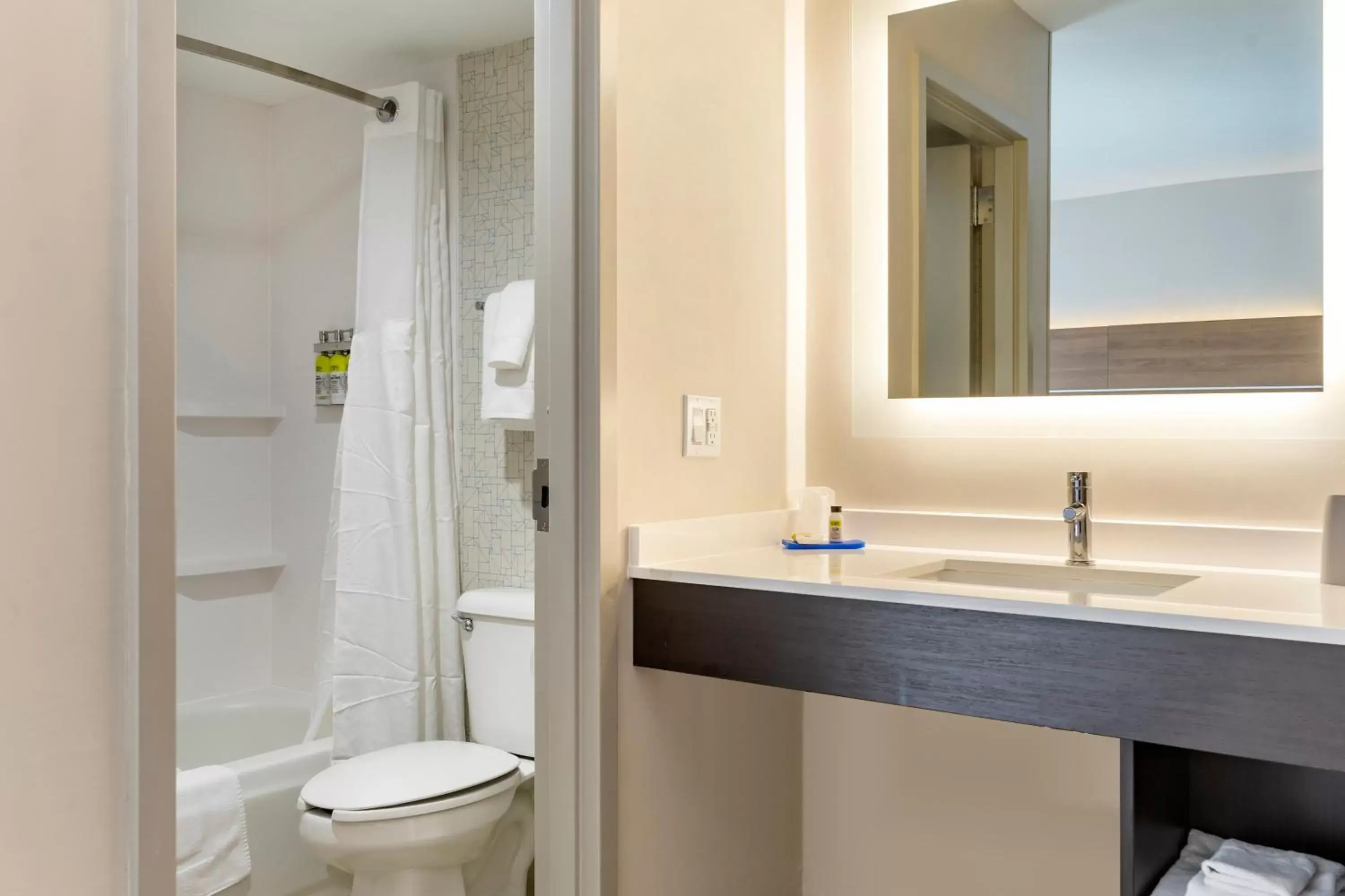Photo of the whole room, Bathroom in Holiday Inn Express Hotel & Suites Albuquerque Midtown, an IHG Hotel