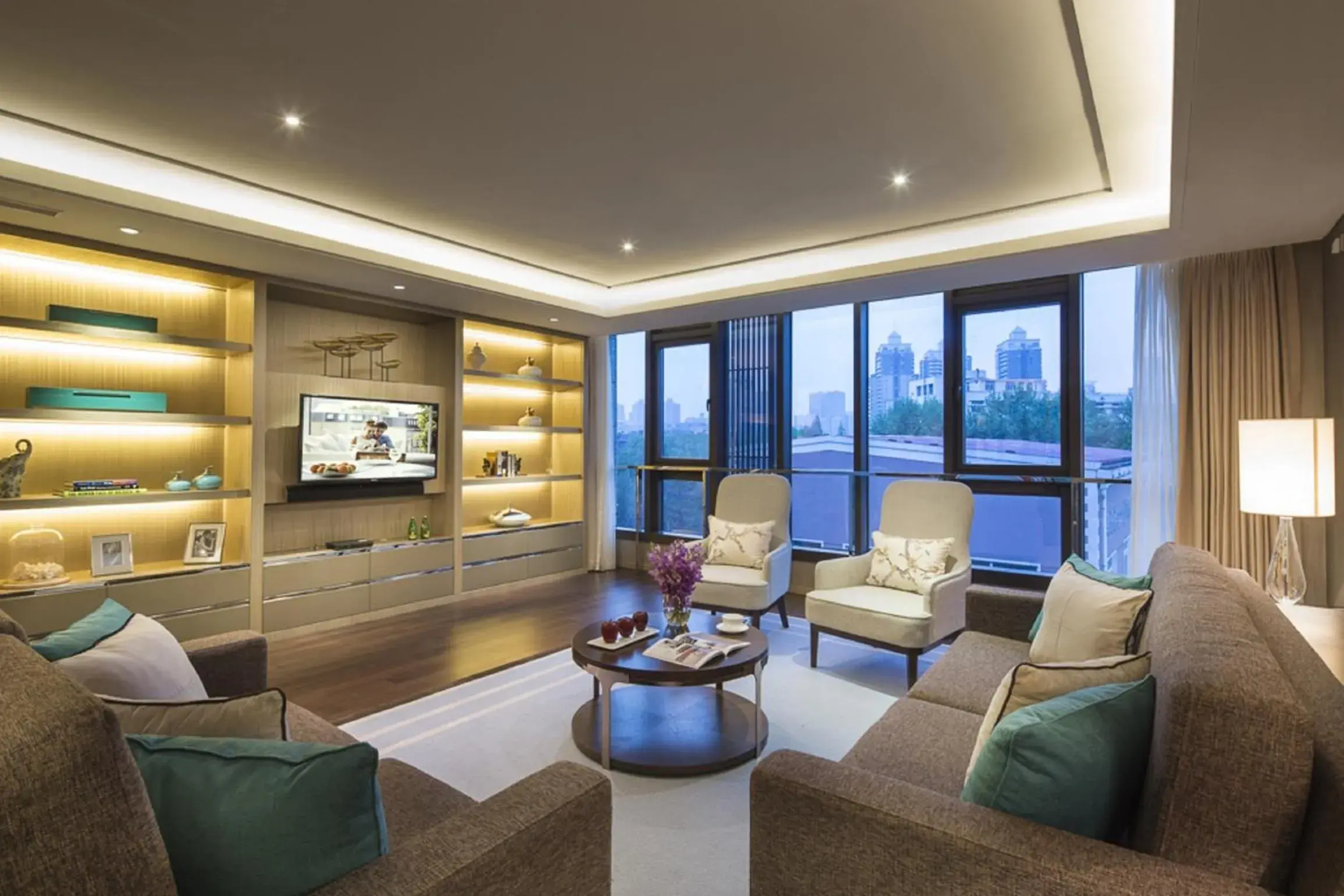 Living room, Seating Area in Ascott Heng Shan Road