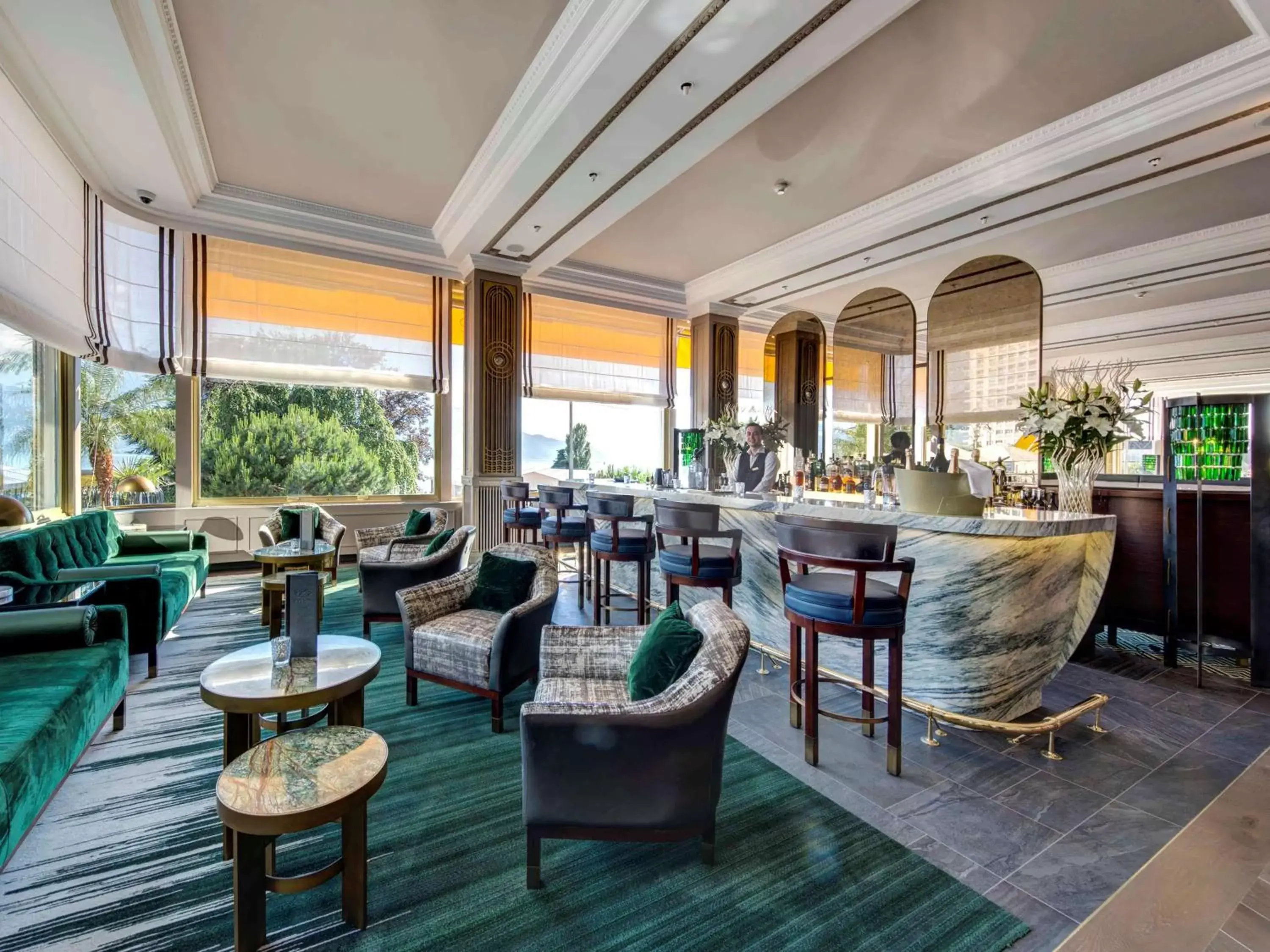 Lounge or bar, Lounge/Bar in Fairmont Le Montreux Palace