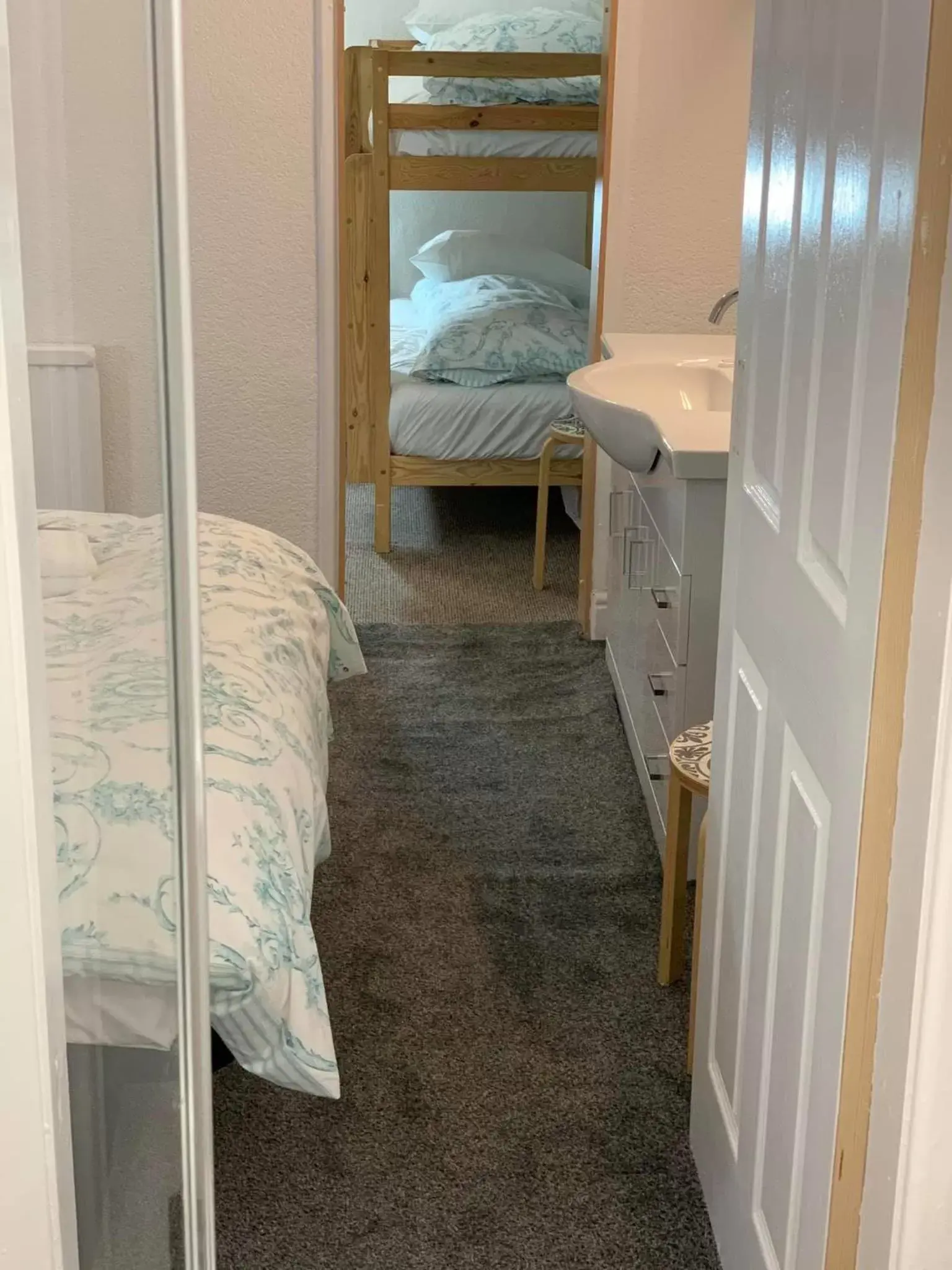 Decorative detail, Bunk Bed in Danescourt Lodge