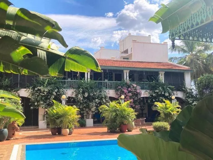 Swimming pool in The Bangala Chettinad