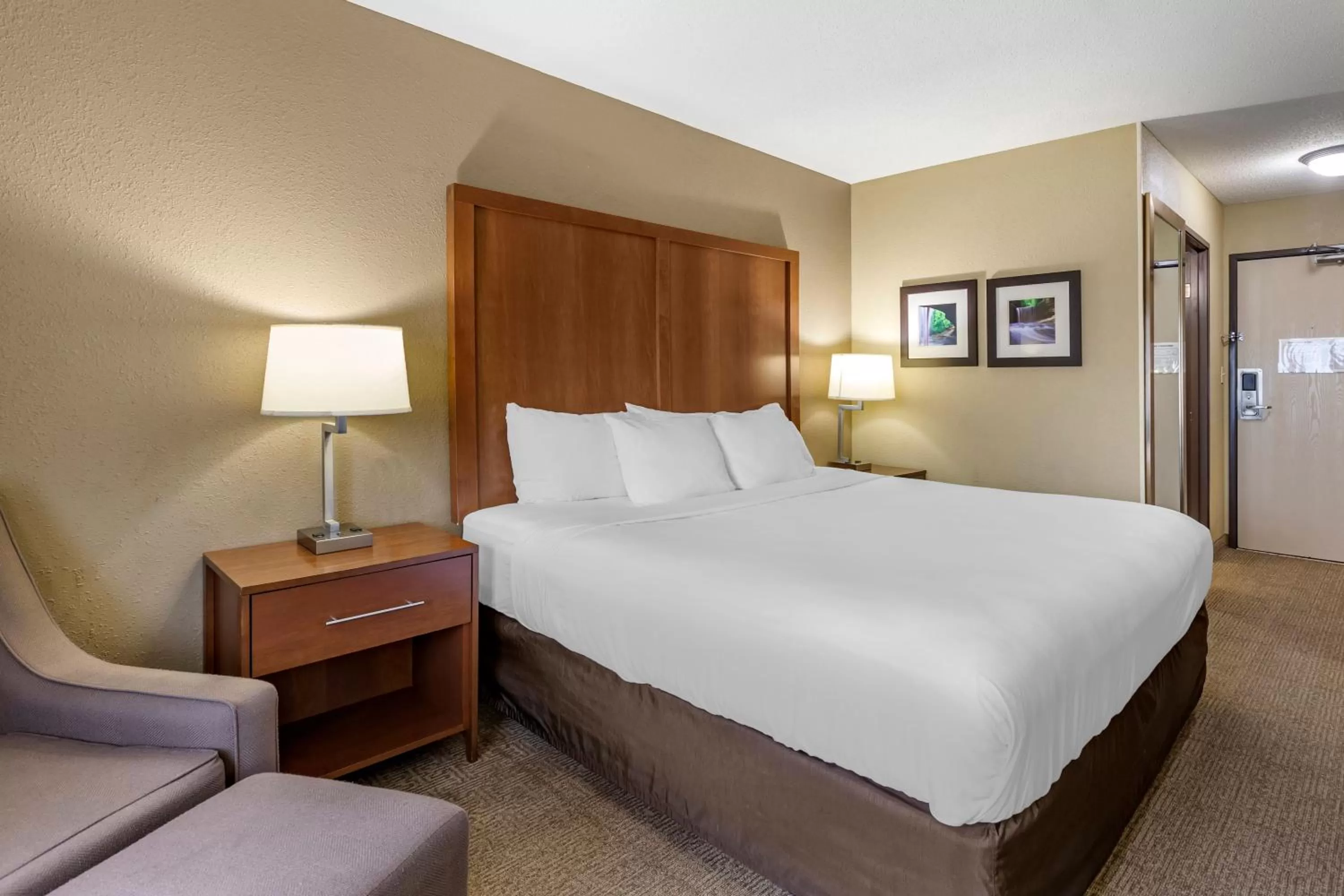 Bed in Comfort Inn Moline - Quad Cities