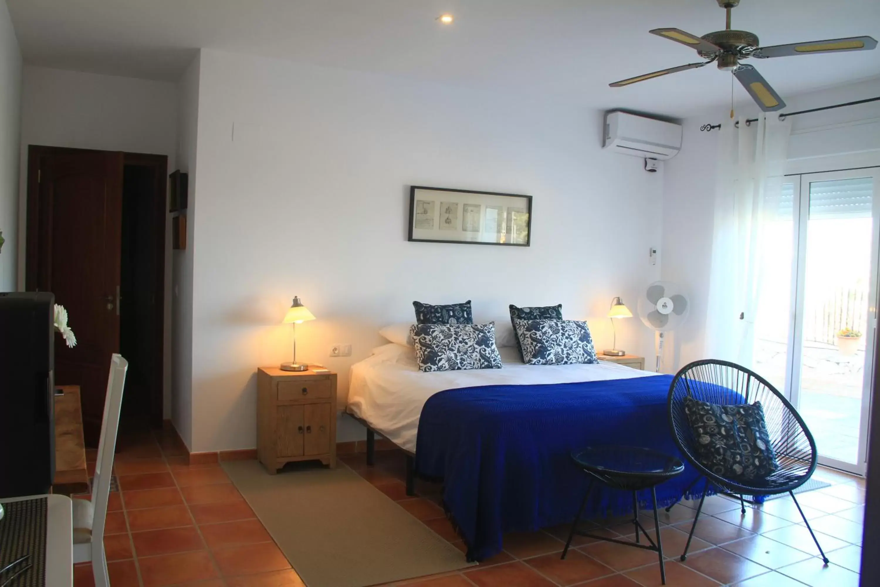 Bedroom, Bed in Villa Beniarres Guest House B&B in Moraira