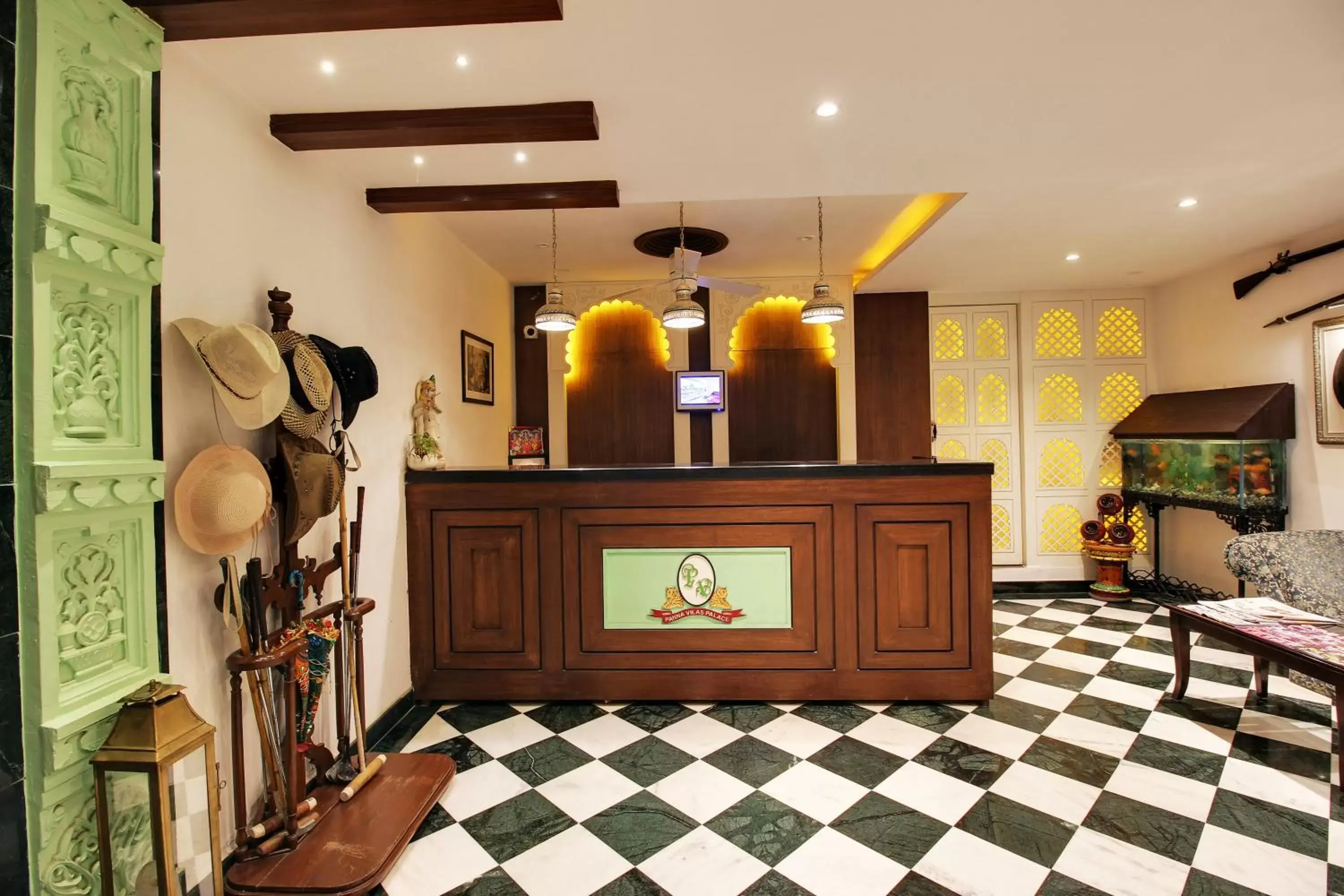 Lobby or reception, Lobby/Reception in Panna Vilas - A Lake Facing Boutique Hotel