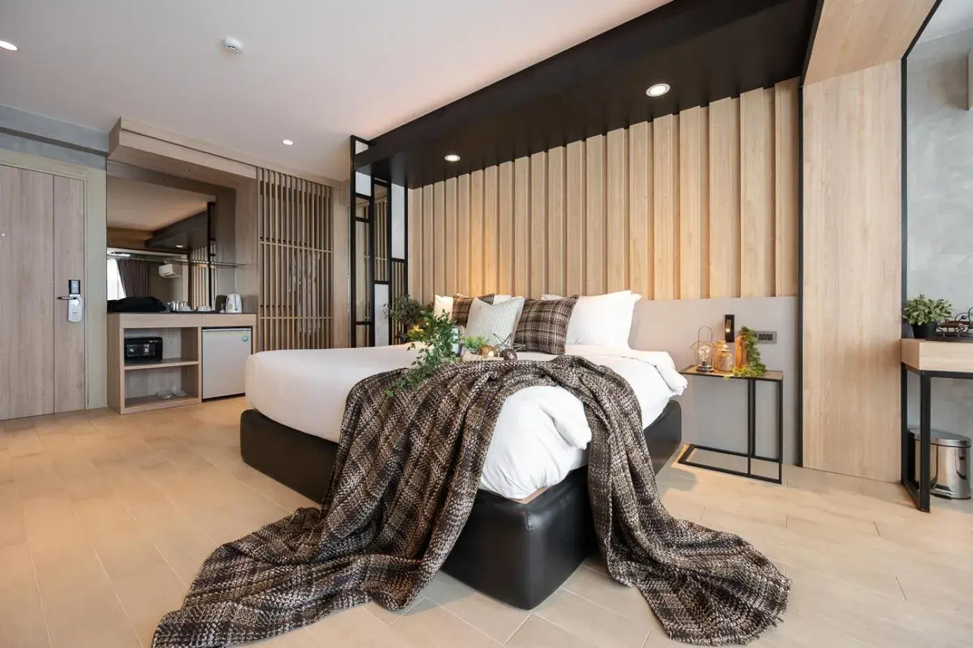 Bed in Loft Bangkok Hotel - SHA Extra Plus