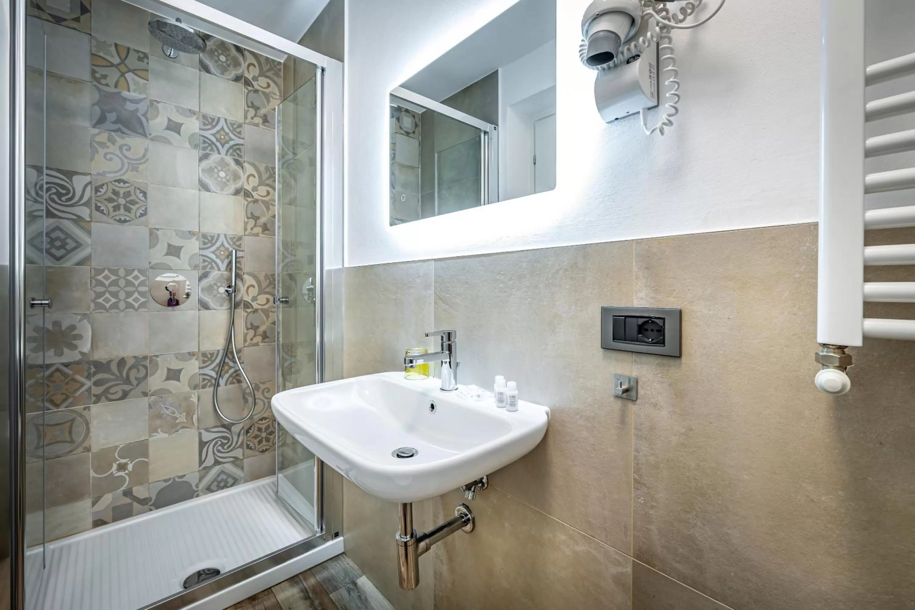 Shower in B&B Lorenzo de' Medici