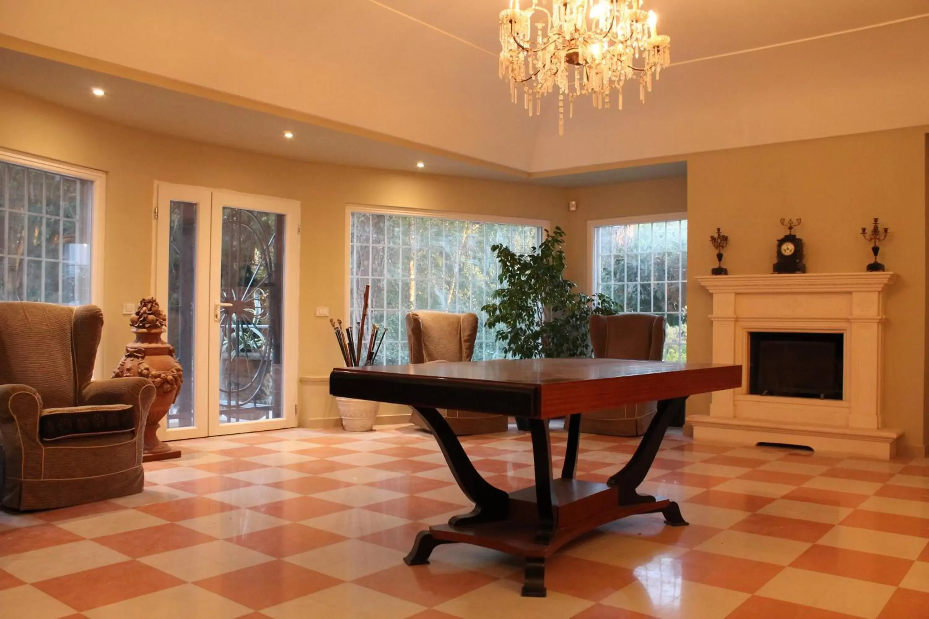 Lobby or reception in Villa Abbamer