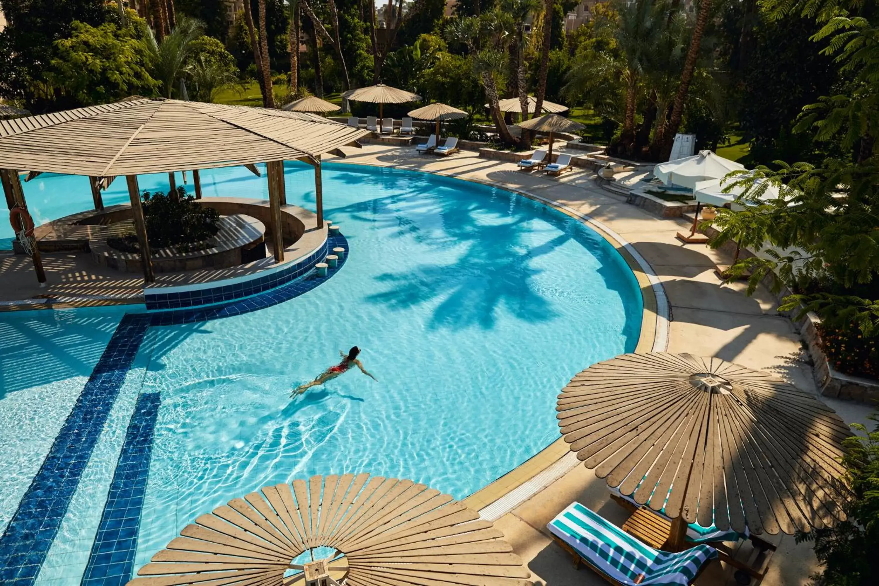 Swimming pool, Pool View in Sofitel Winter Palace Luxor