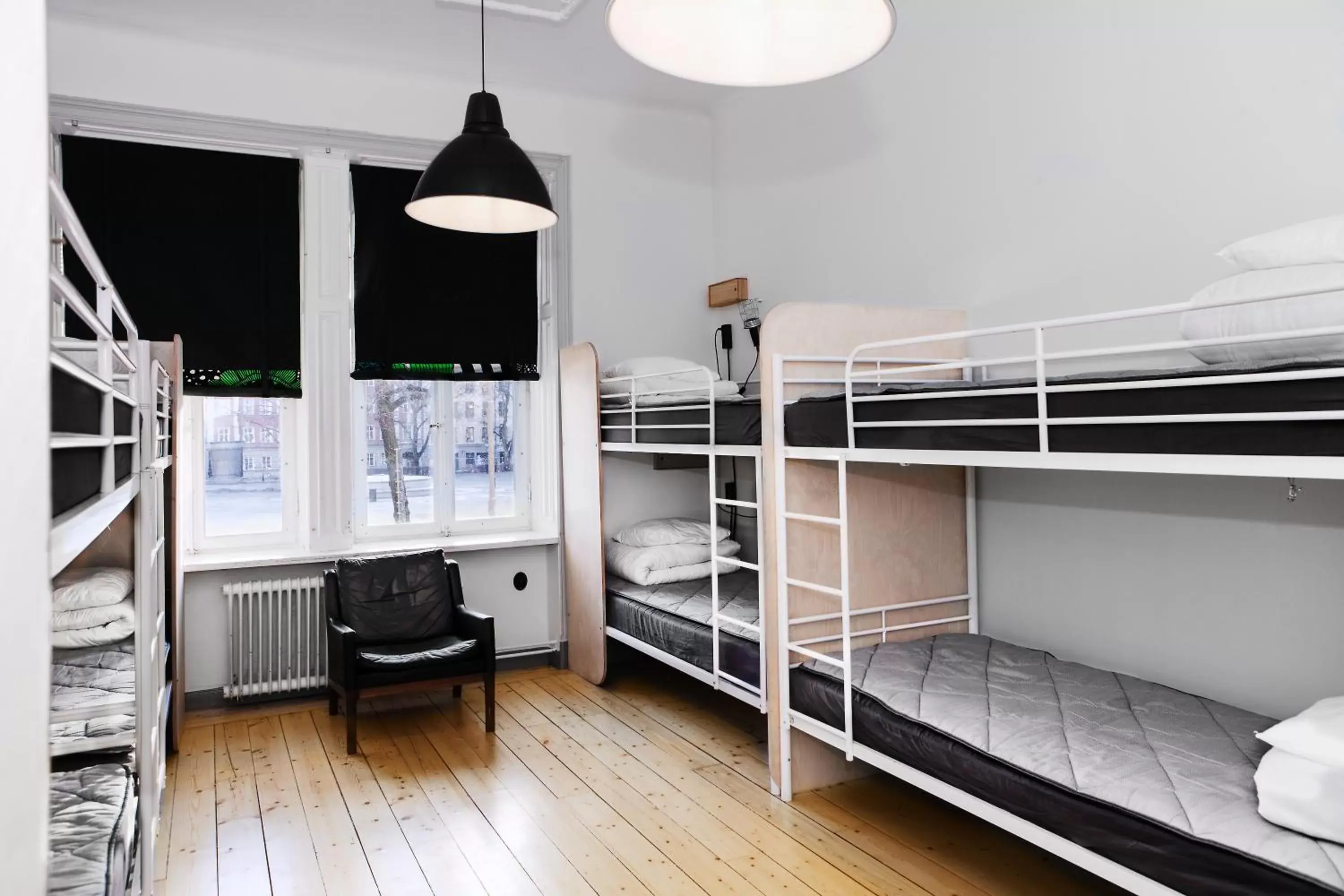 Seating area, Bunk Bed in City Backpackers Hostel