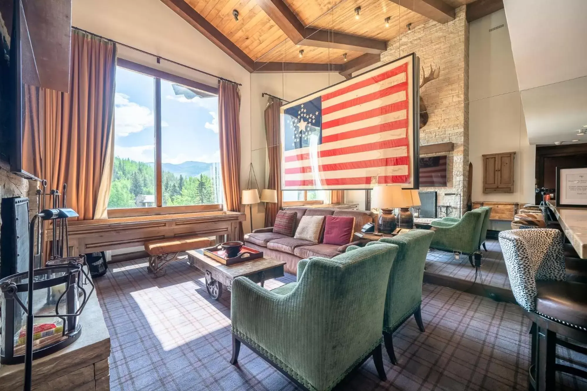 Living room, Seating Area in Lodge at Vail Condominiums