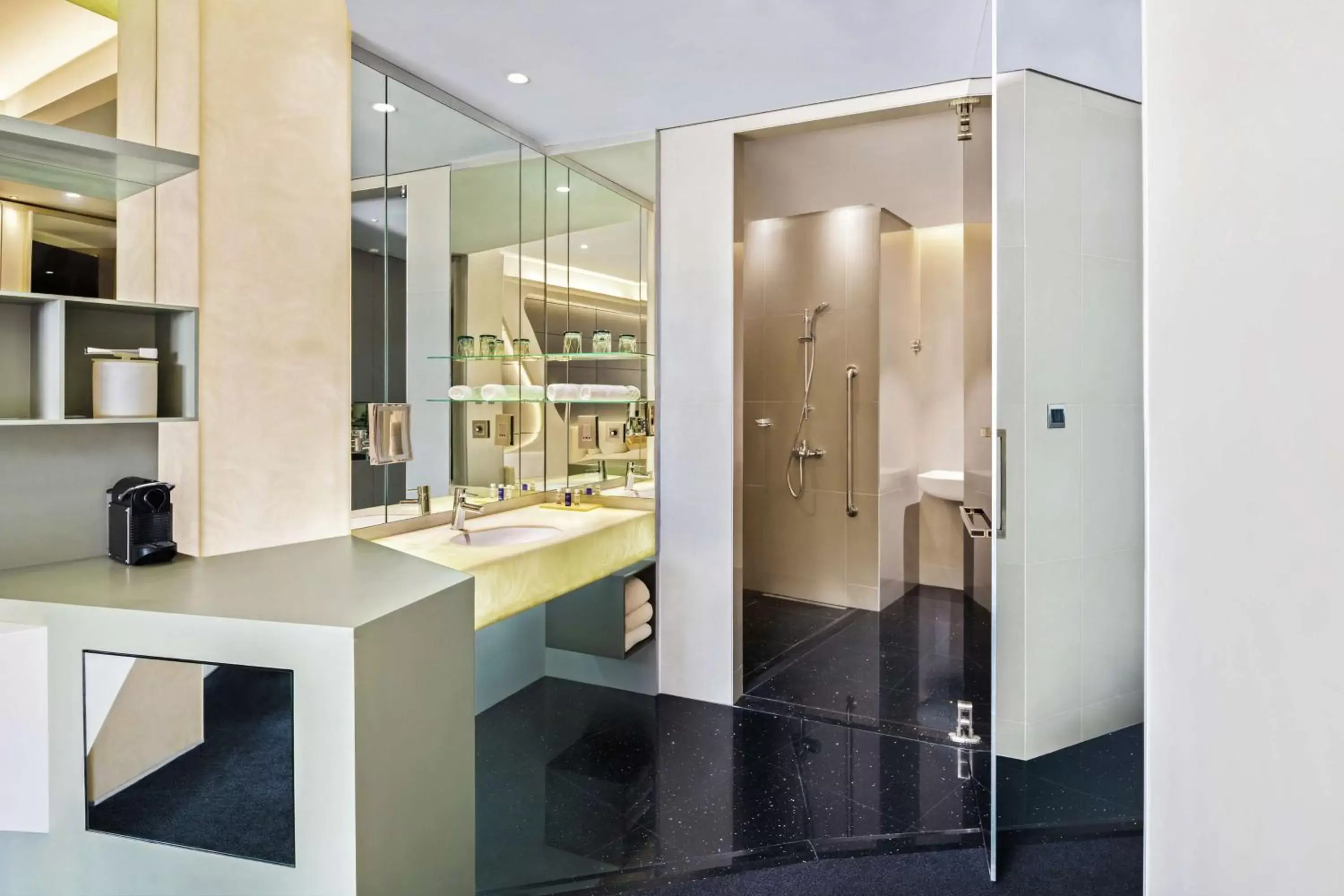Bathroom in V Hotel Dubai, Curio Collection by Hilton