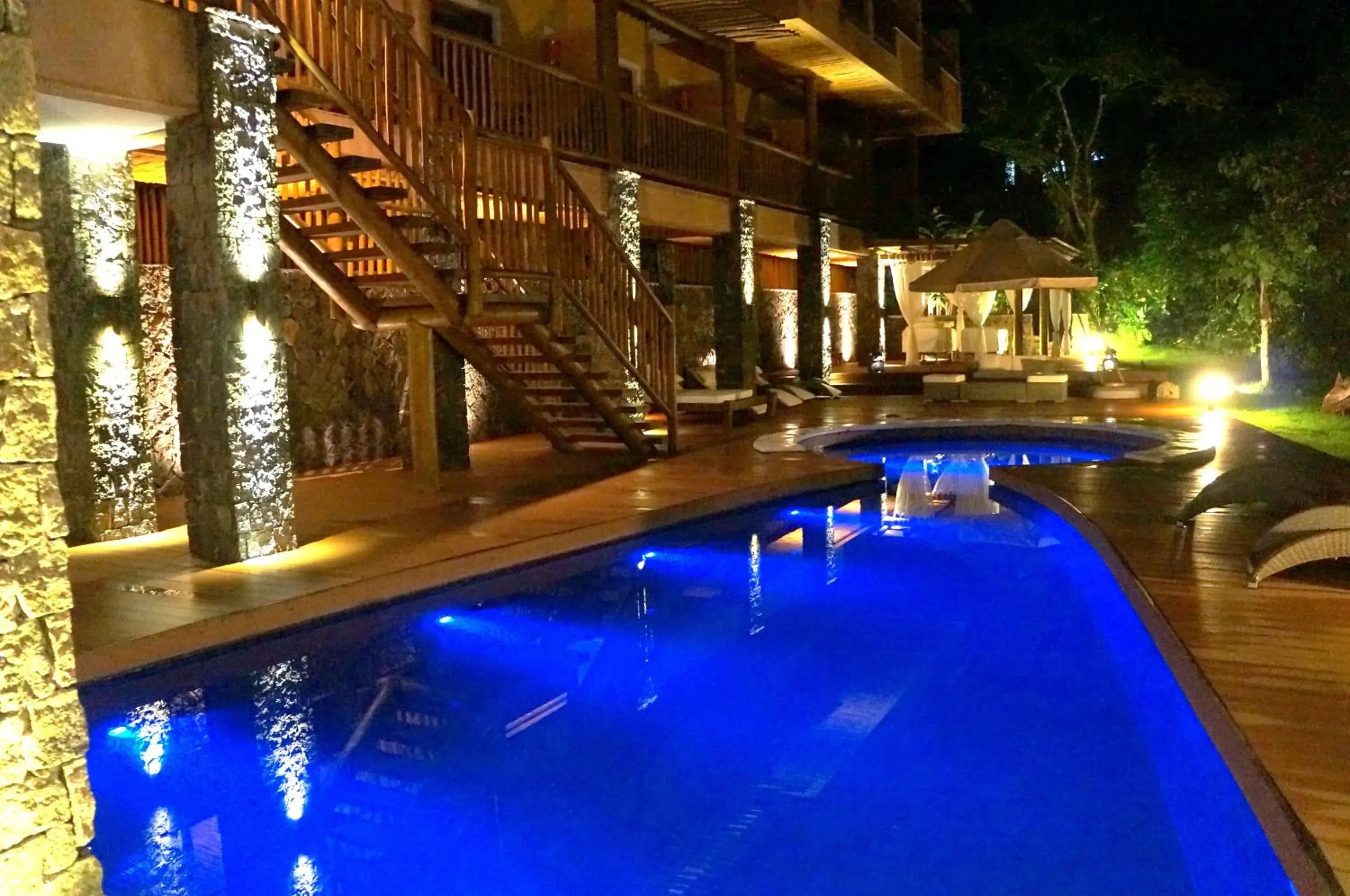Night, Swimming Pool in Kalango Hotel Boutique