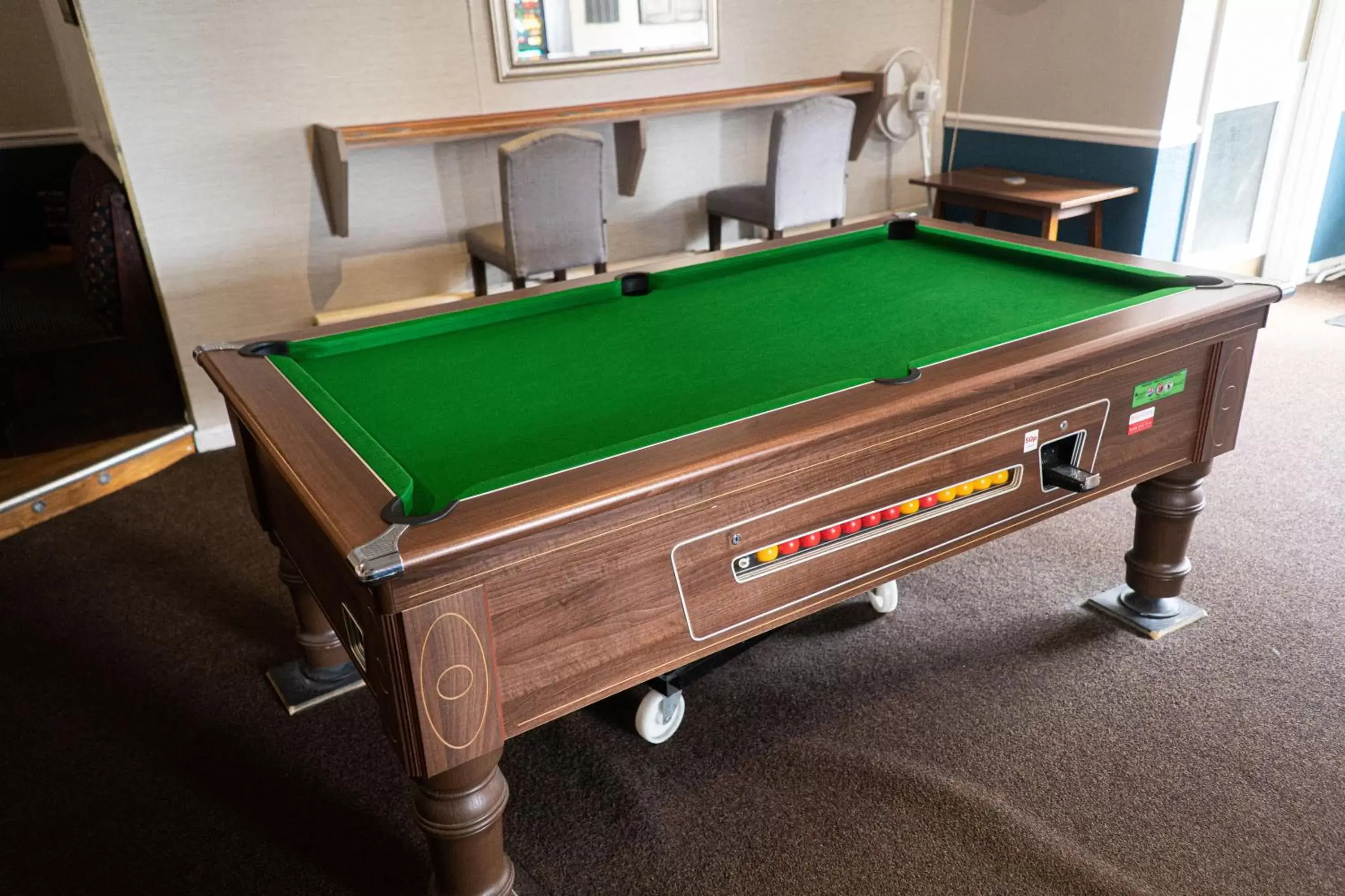 Billiards in Masons Arms Amble