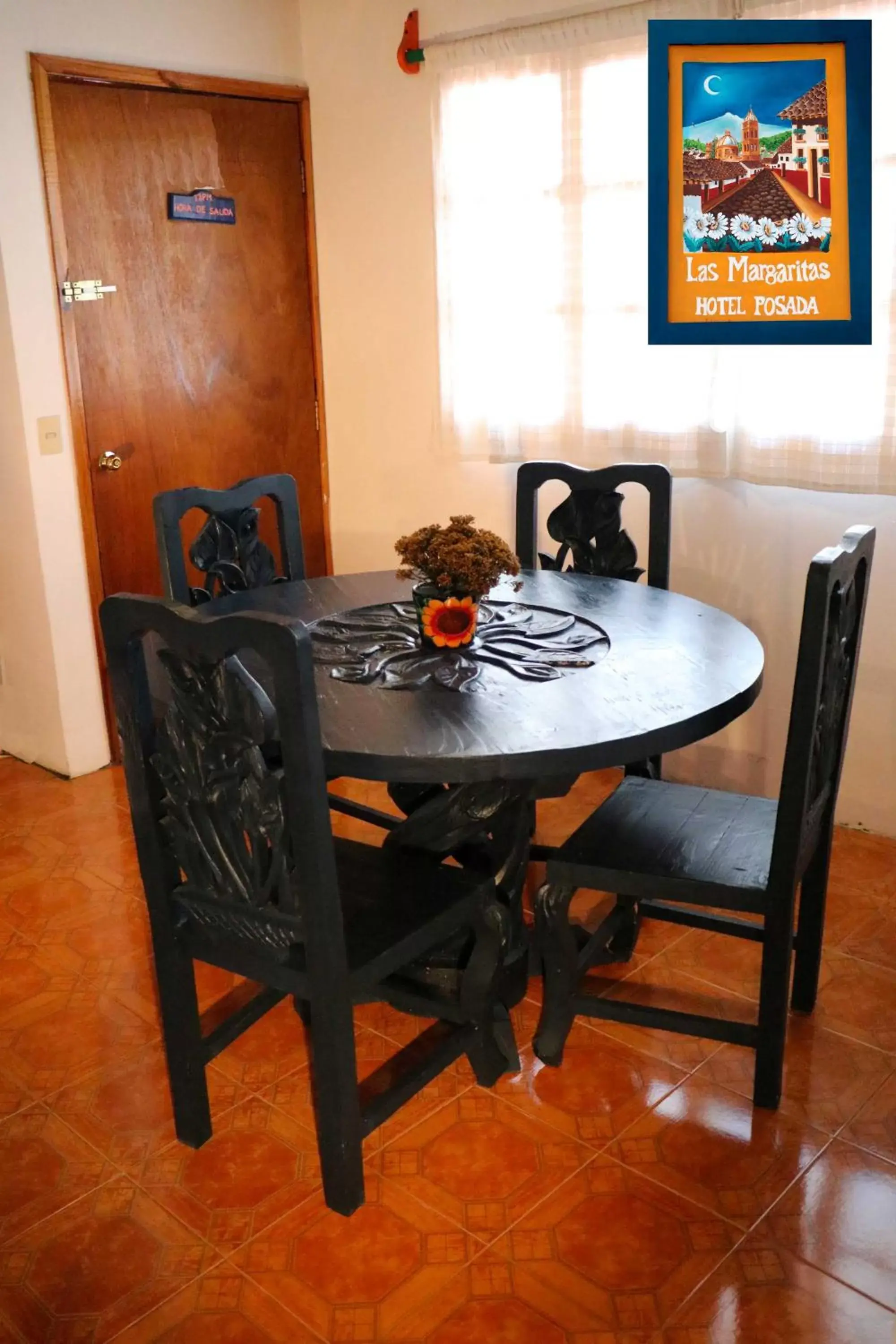 Decorative detail, Dining Area in Las Margaritas Hotel Posada