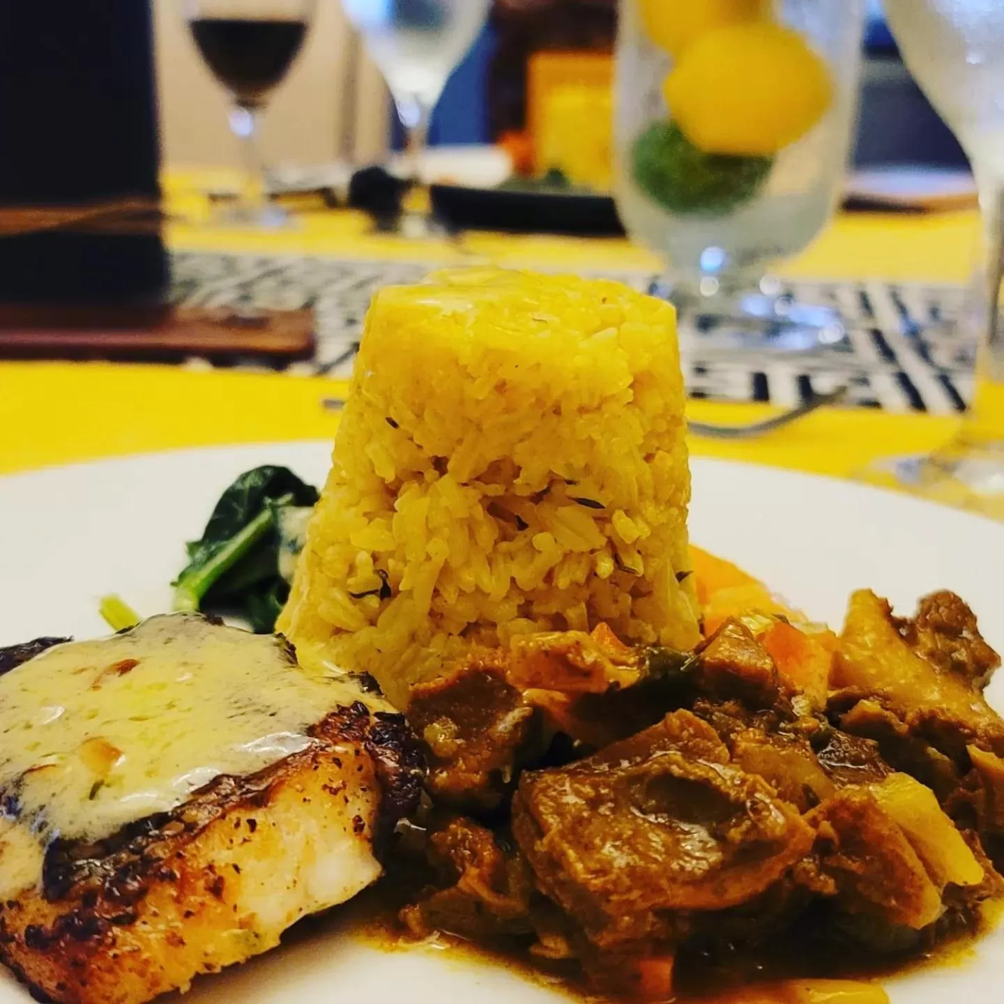 Dinner in Blue Paloma Bed & Breakfast