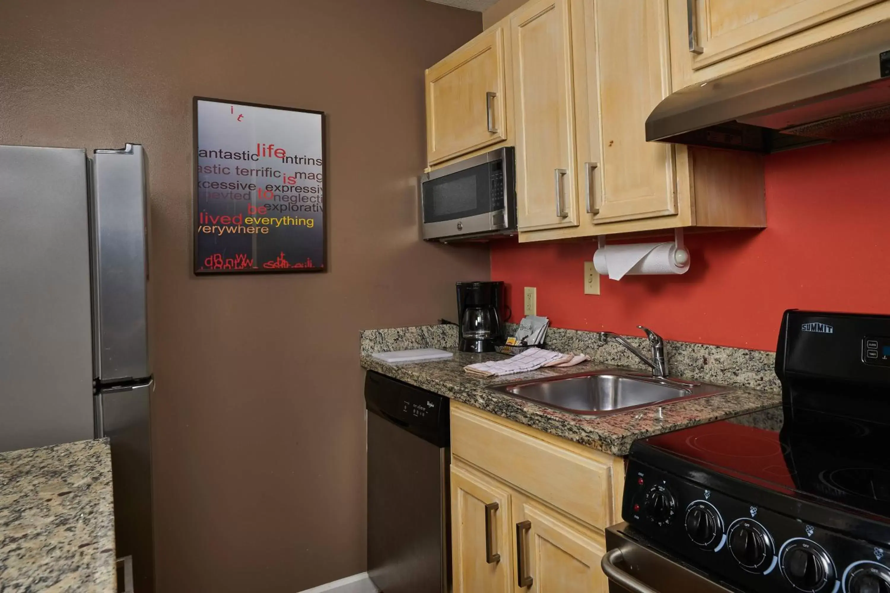 Kitchen or kitchenette, Kitchen/Kitchenette in TownePlace Suites Tampa North I-75 Fletcher