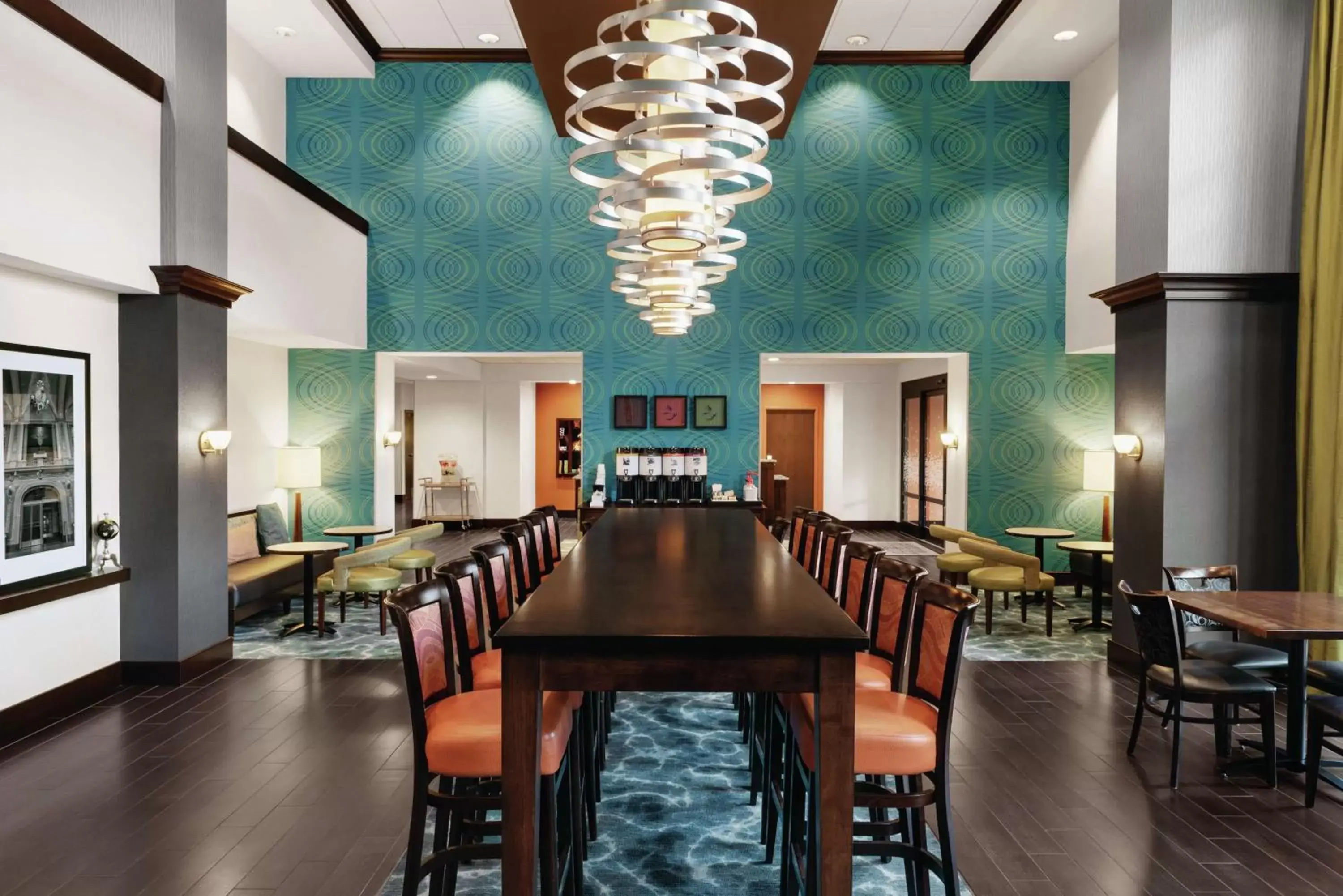 Lobby or reception in Hampton Inn & Suites Mishawaka/South Bend at Heritage Square Lobby or reception in Hampton Inn & Suites Mishawaka/South Bend at Heritage Square