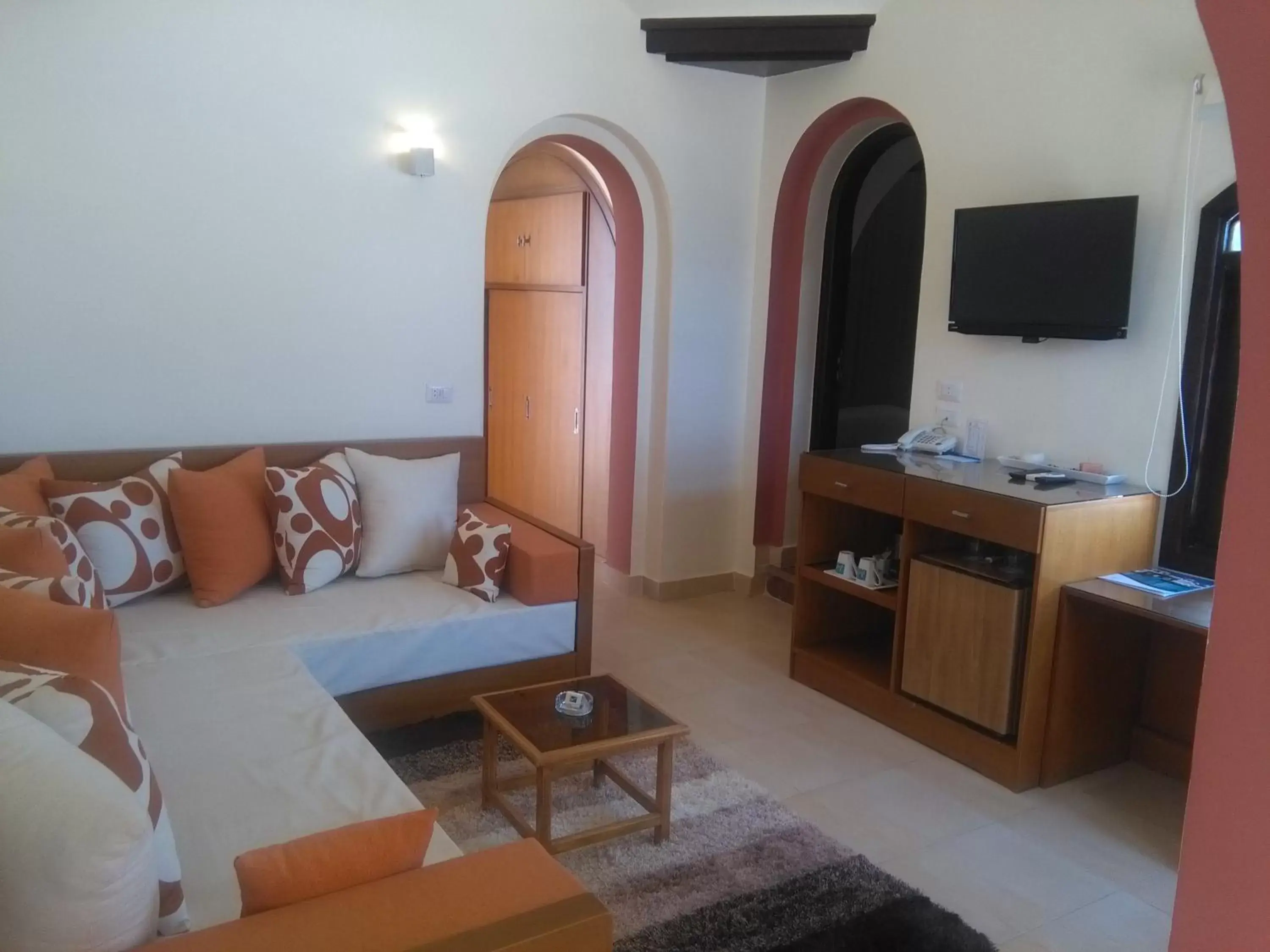 Living room, Seating Area in Arabella Azur Resort