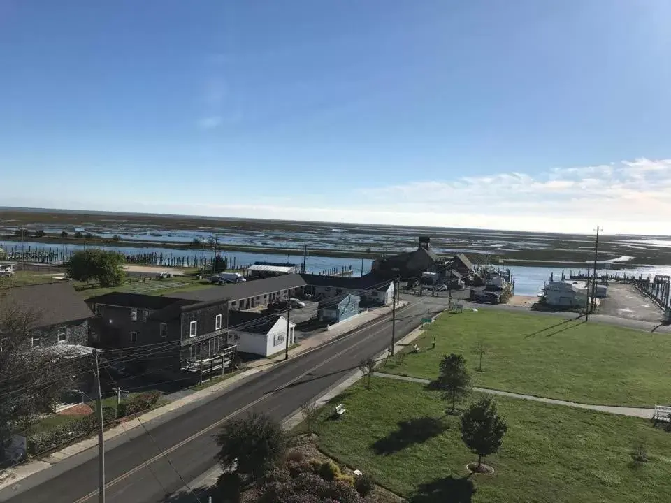 Bird's eye view in Wachapreague Inn - Motel Rooms