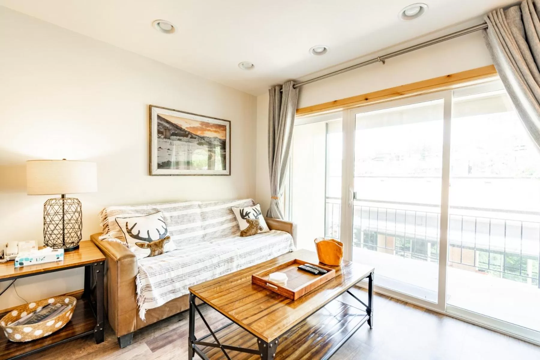 Bed in Treasure Mountain Inn