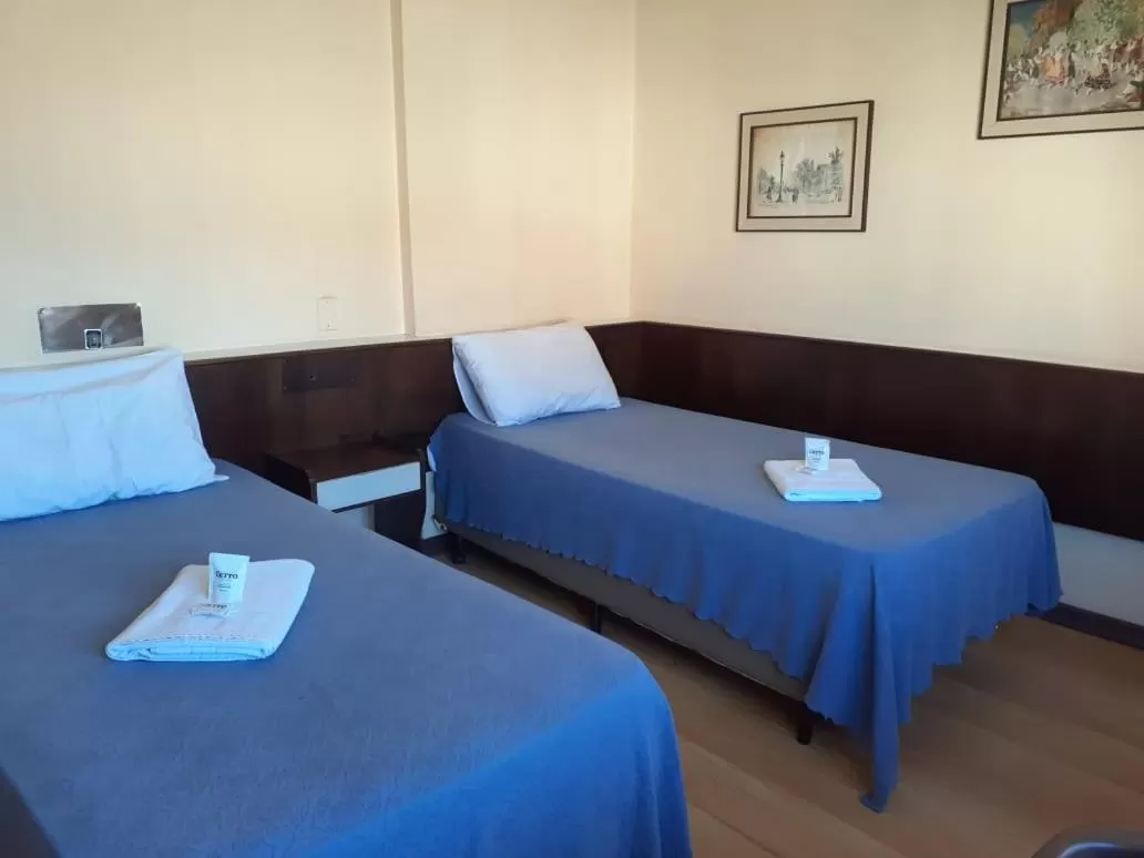 Bedroom, Bed in Hotel Letto Caxias