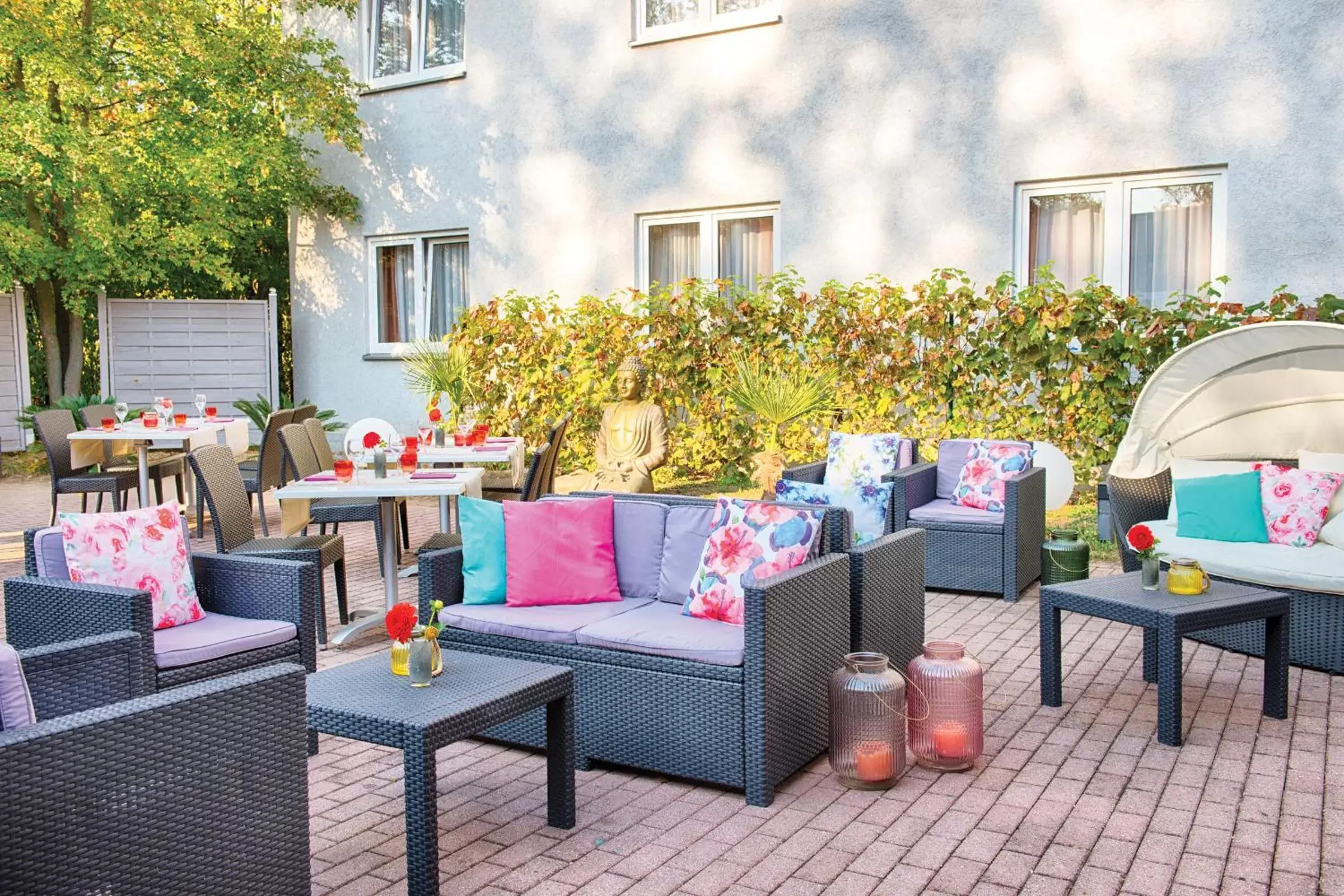 Balcony/Terrace in Leonardo Hotel Mannheim-Ladenburg