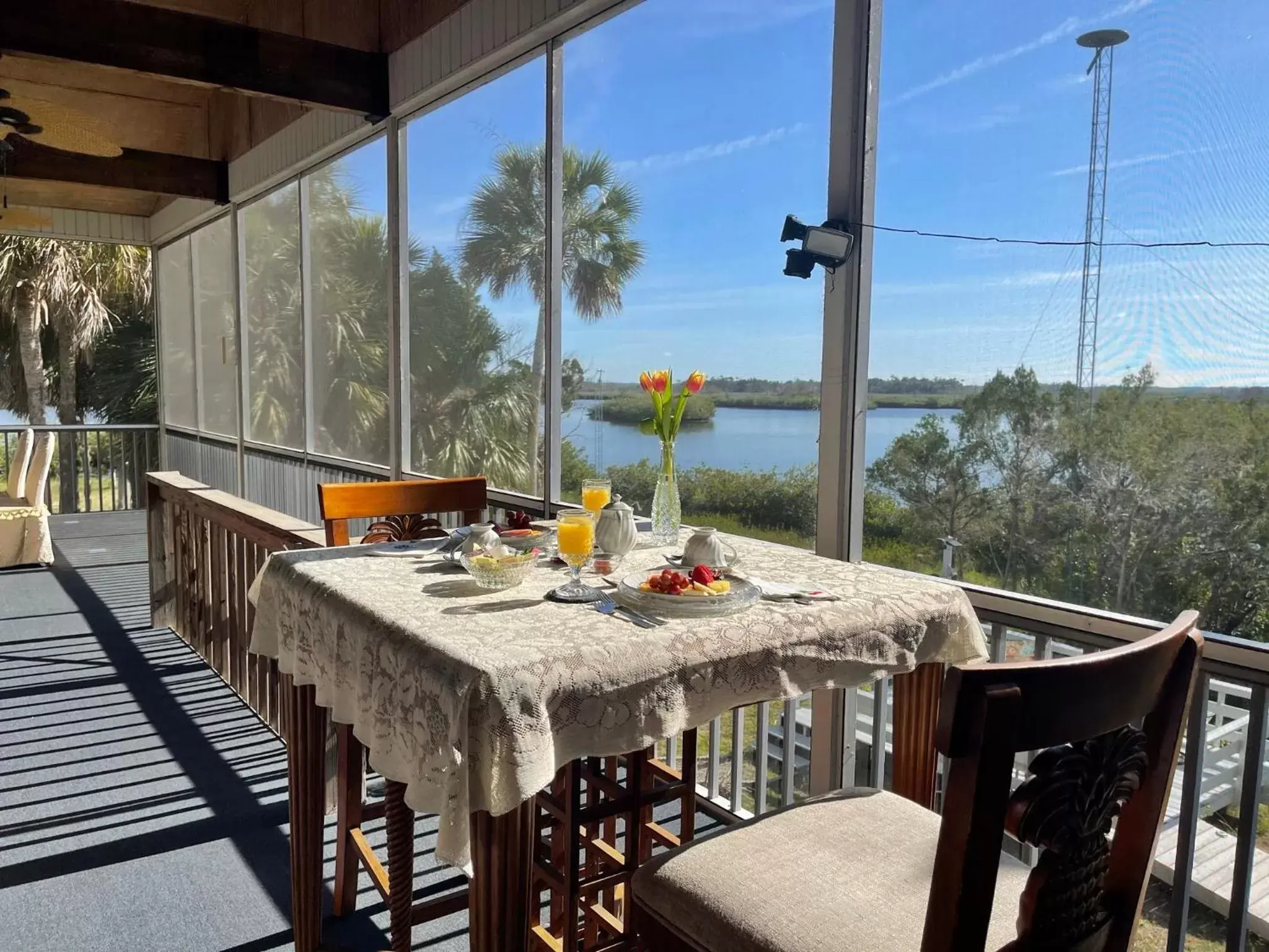View (from property/room), Restaurant/Places to Eat in Crystal River Lullaby B&B