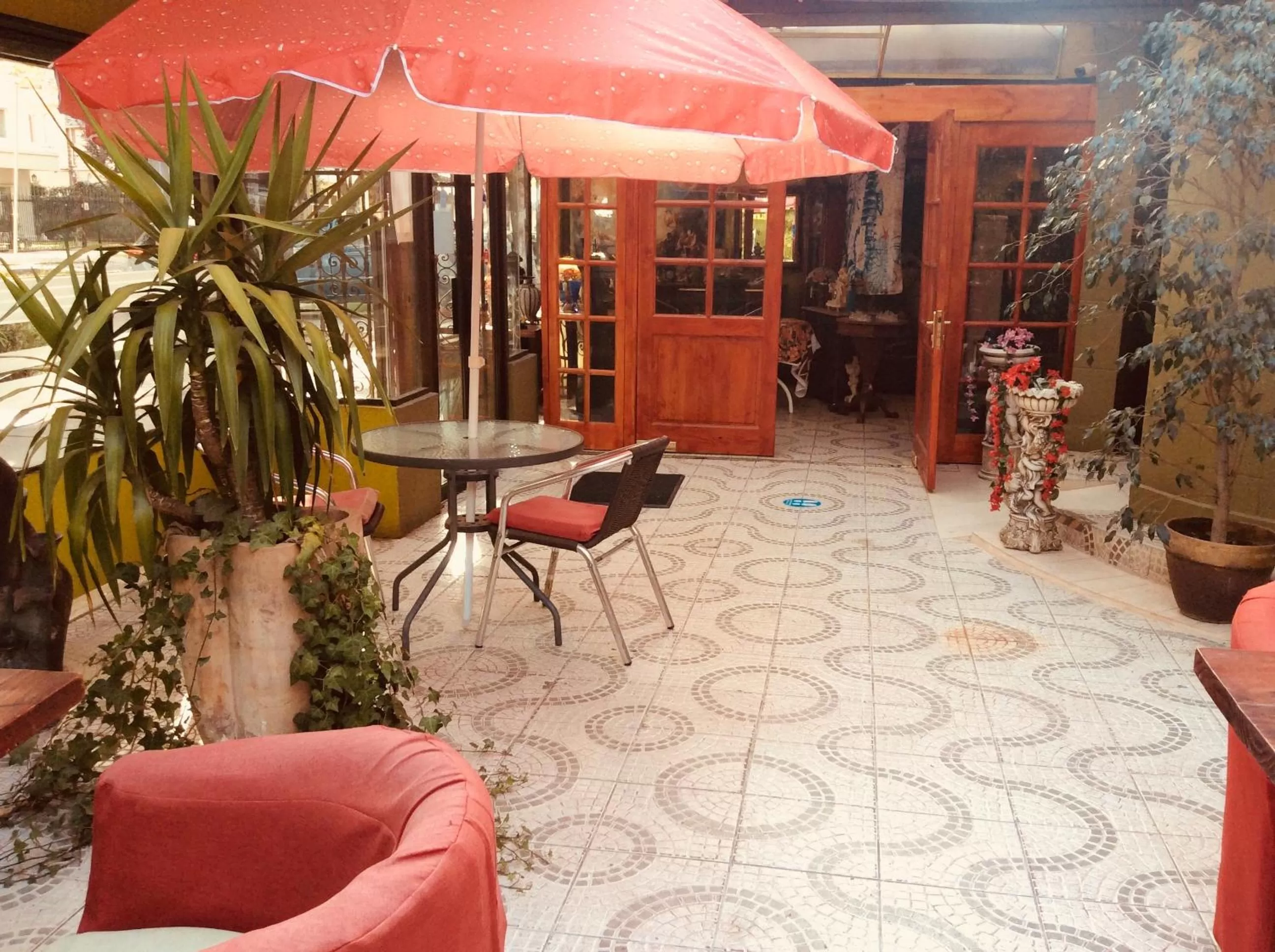 Patio in Nubes Hotel