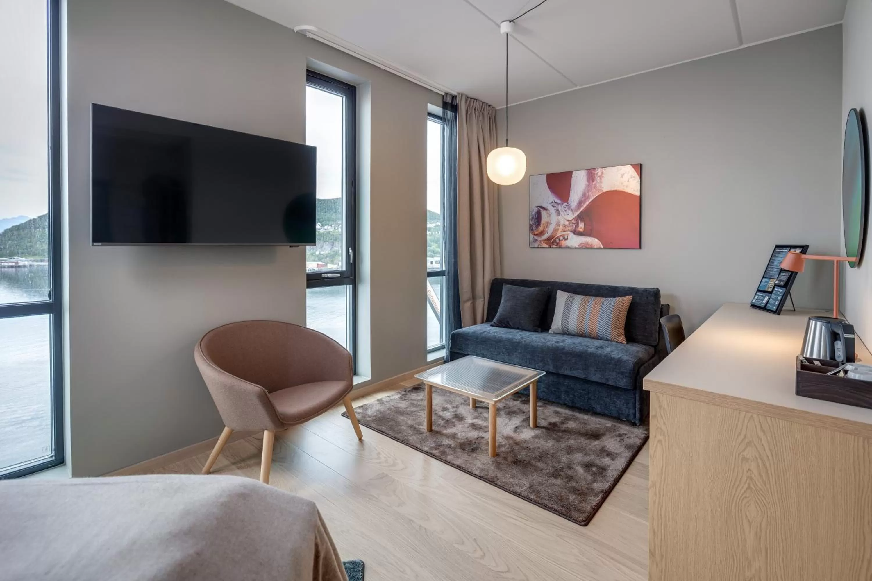 Seating area in Quality Hotel Harstad